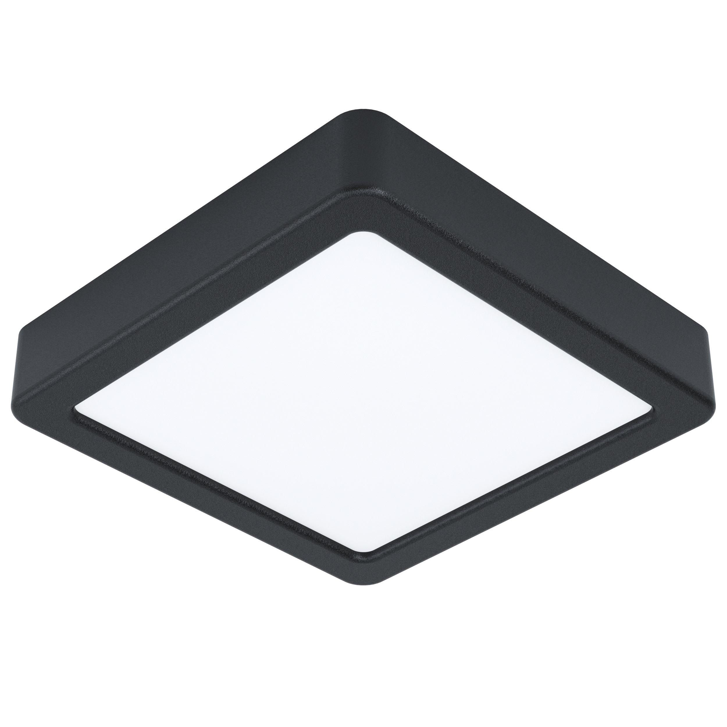 Plafonnier plastique noir FUEVA 5 LED INT 5X11W