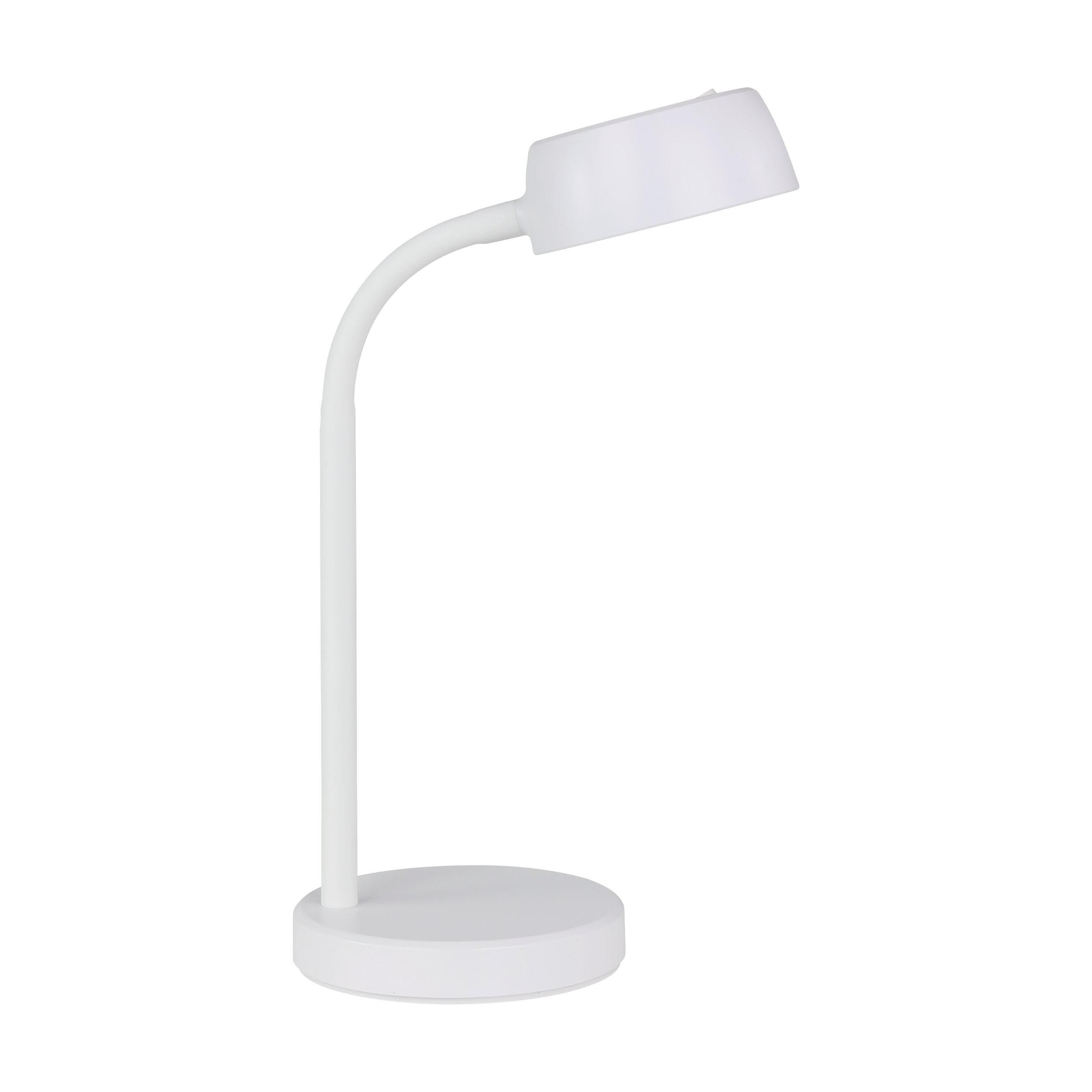 Lampe de bureau plastique blanc CABALES LED INT 1X4,6W