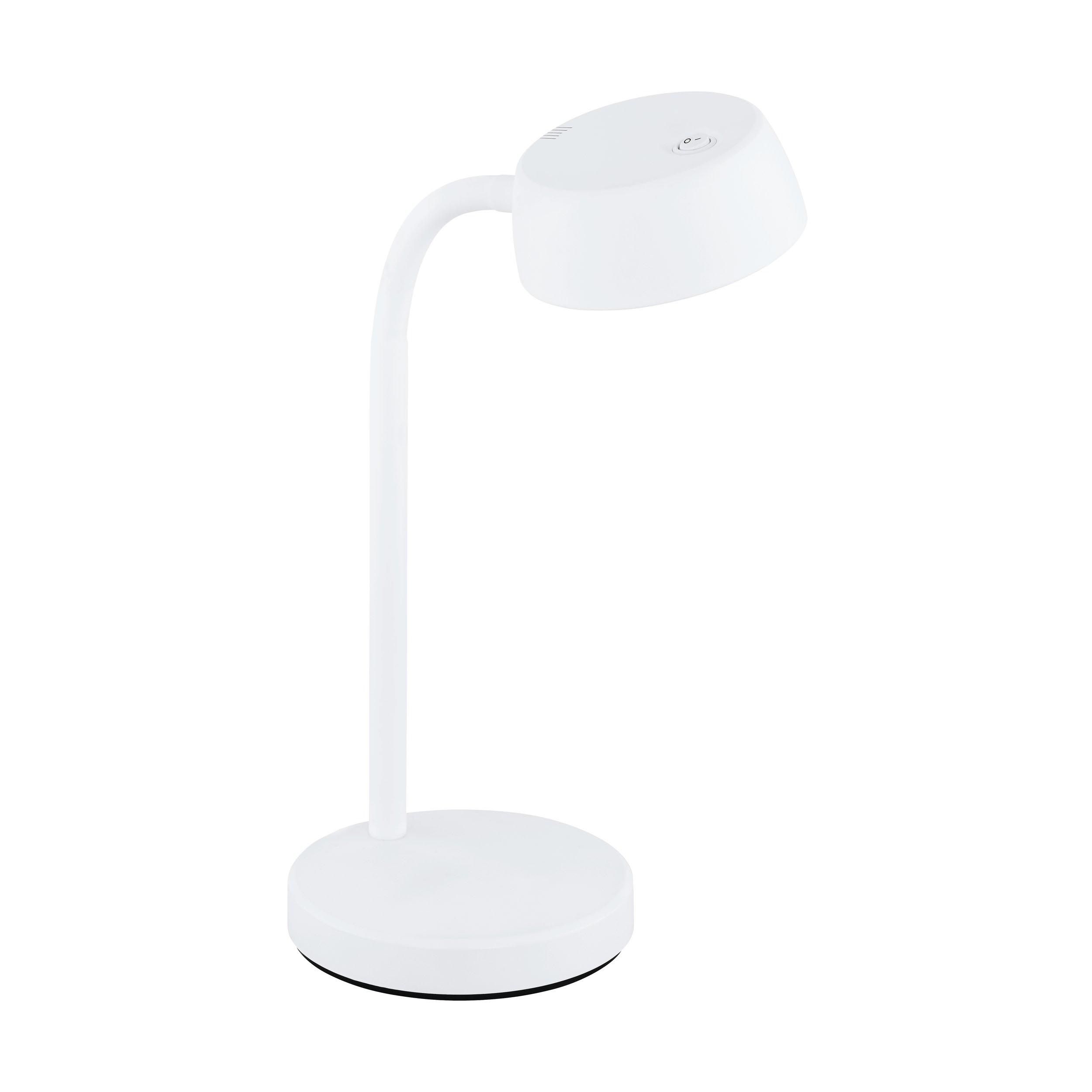 Lampe de bureau plastique blanc CABALES LED INT 1X4,6W