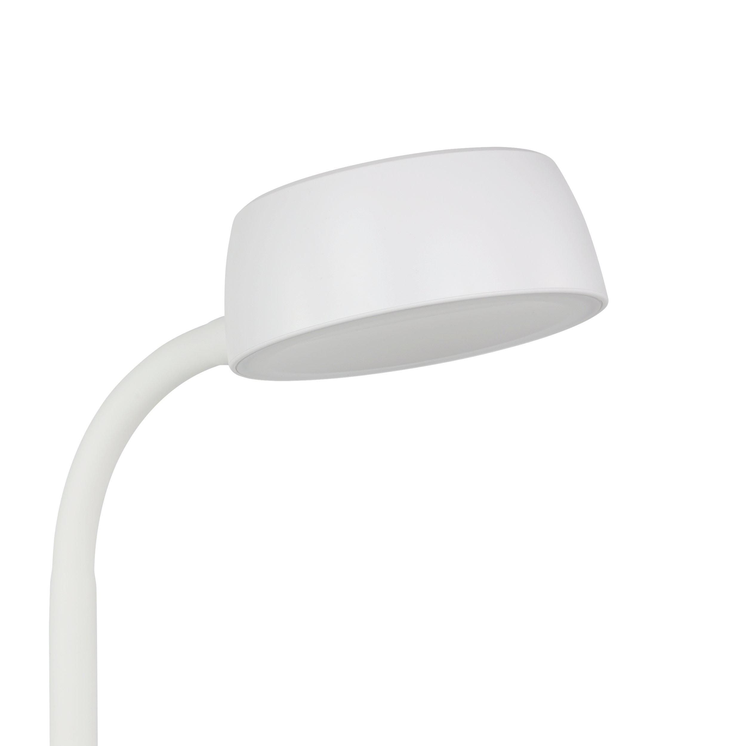 Lampe de bureau plastique blanc CABALES LED INT 1X4,6W