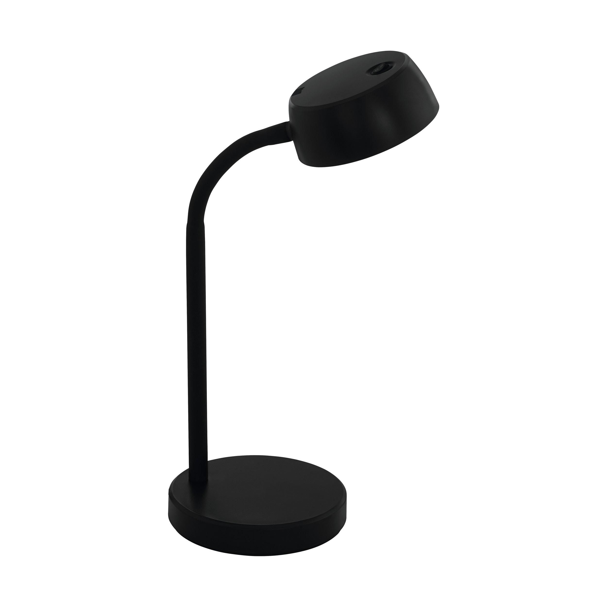 Lampe de bureau plastique noir CABALES LED INT 4,6W