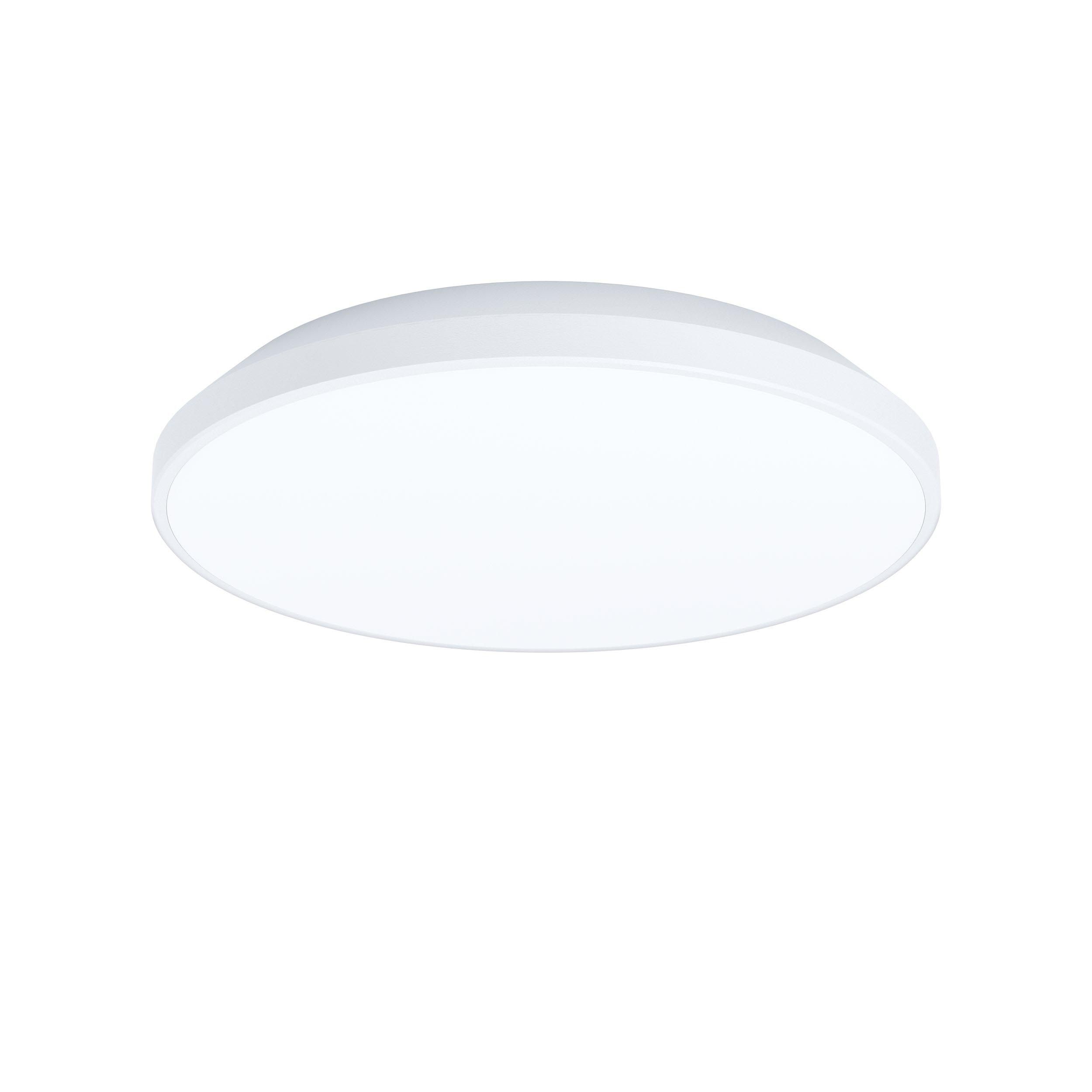 Plafonnier plastique blanc CRESPILLO LED INT 1X12,5W