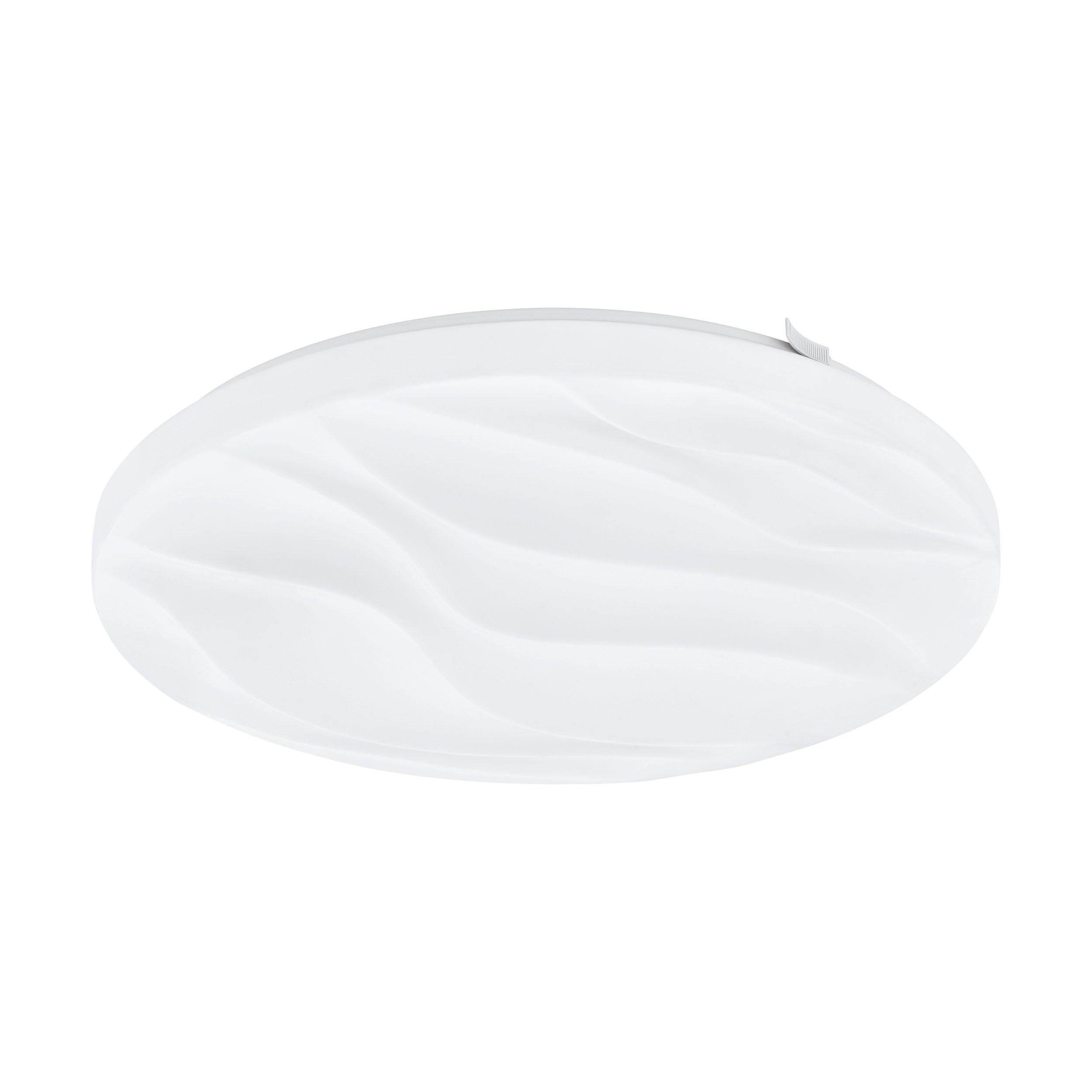 Plafonnier plastique blanc BENARIBA LED INT 1X14,6W