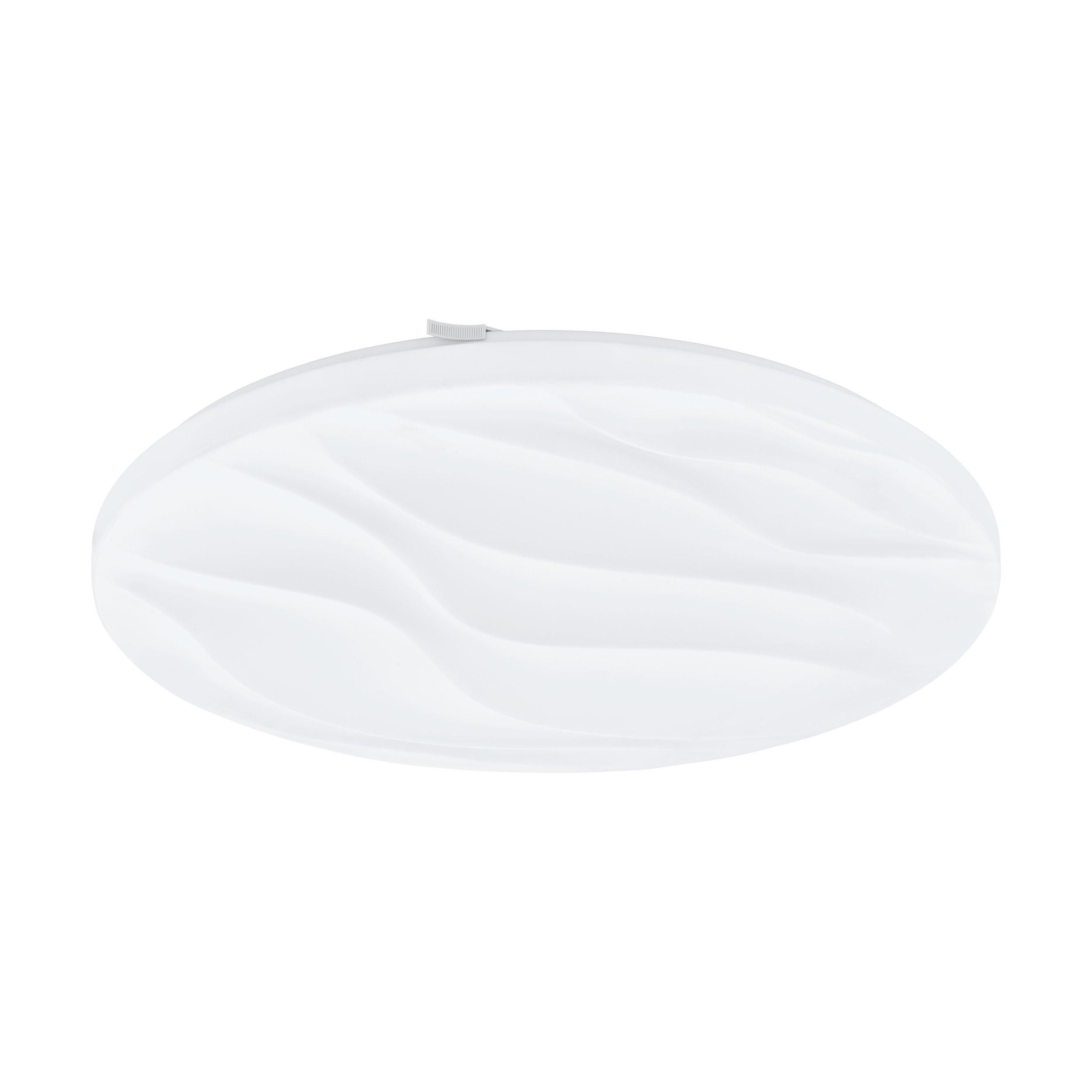 Plafonnier plastique blanc BENARIBA LED INT 1X22W