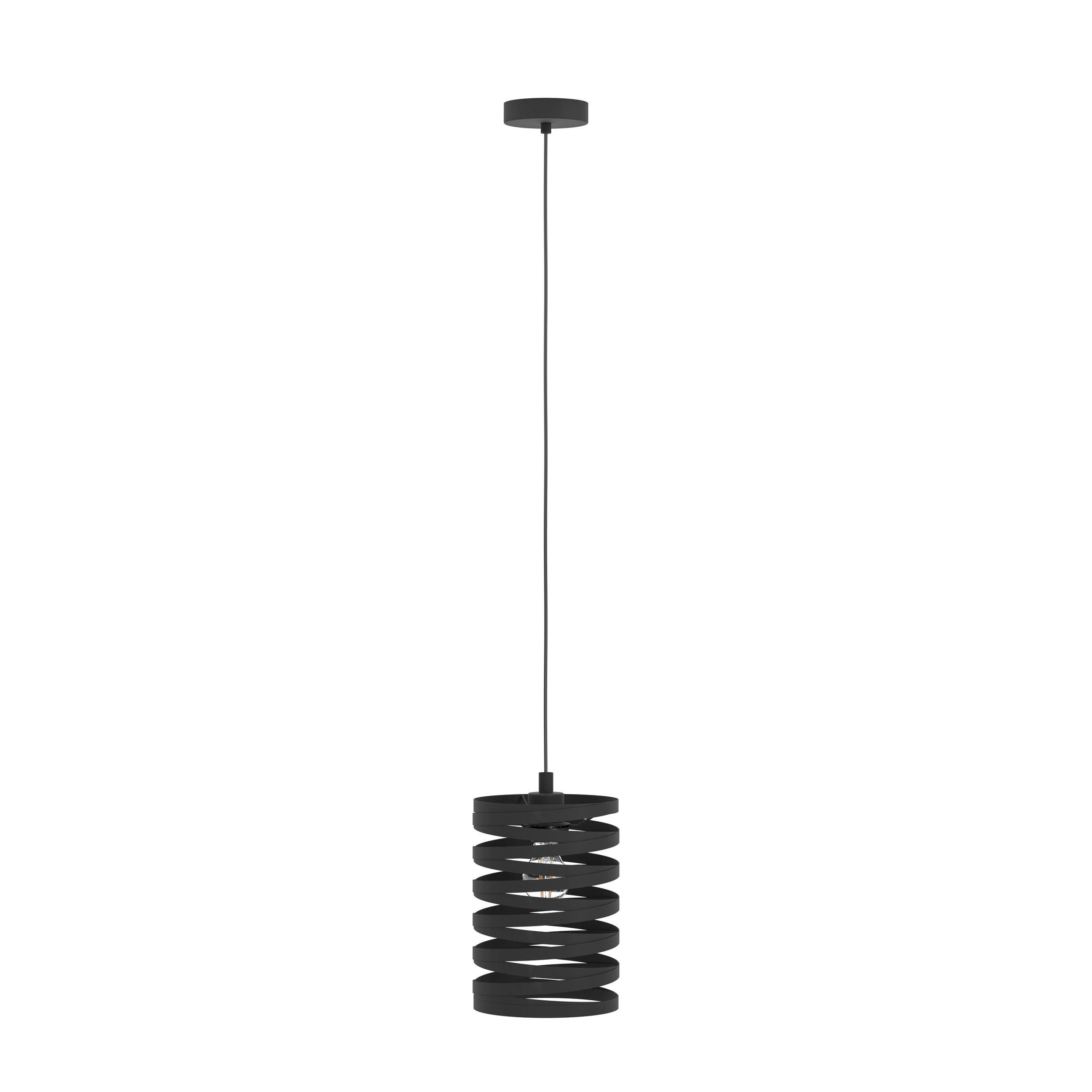 Suspension métal noir CREMELLA E27 1X40W