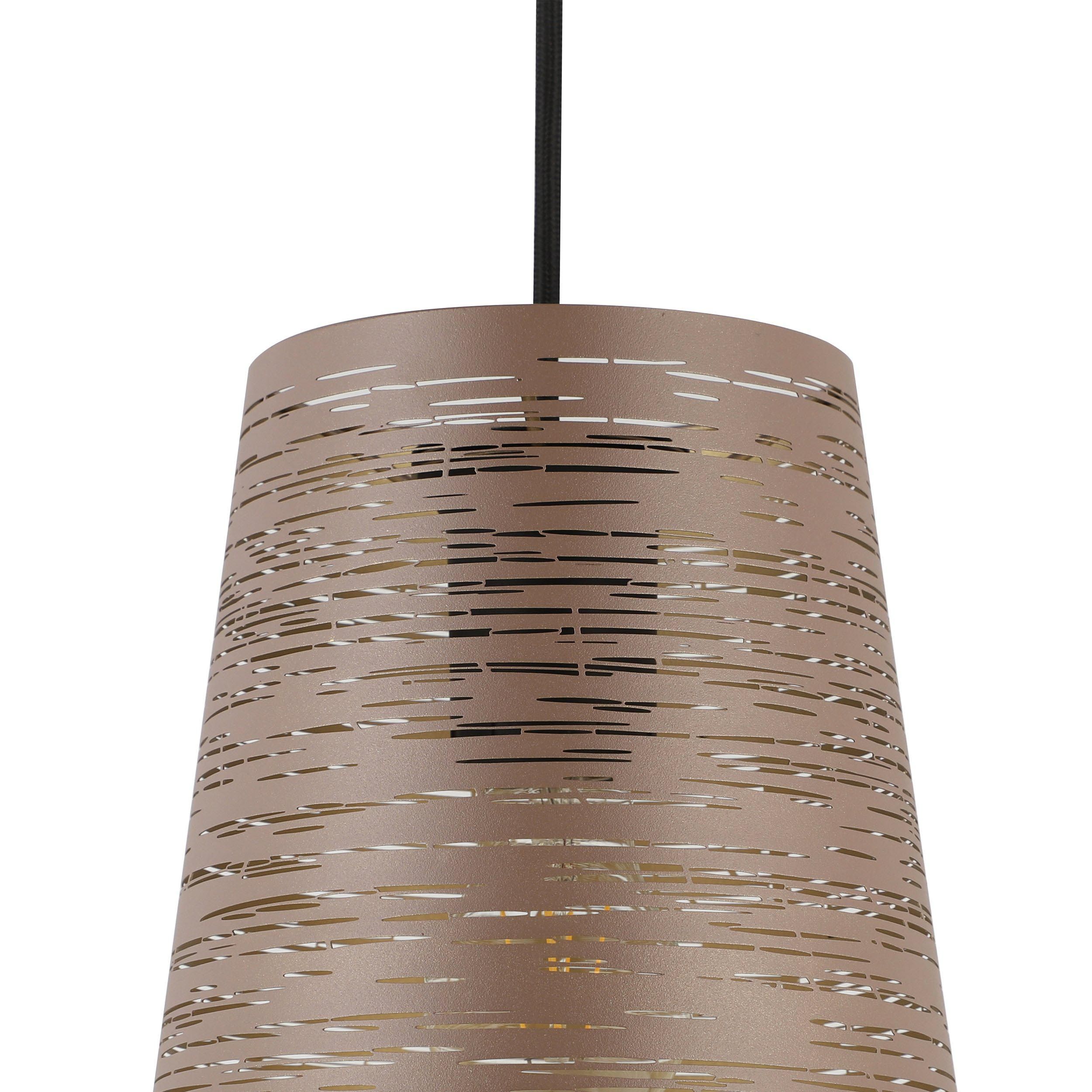 Suspension métal marron SEGEZIA E27 3X40W