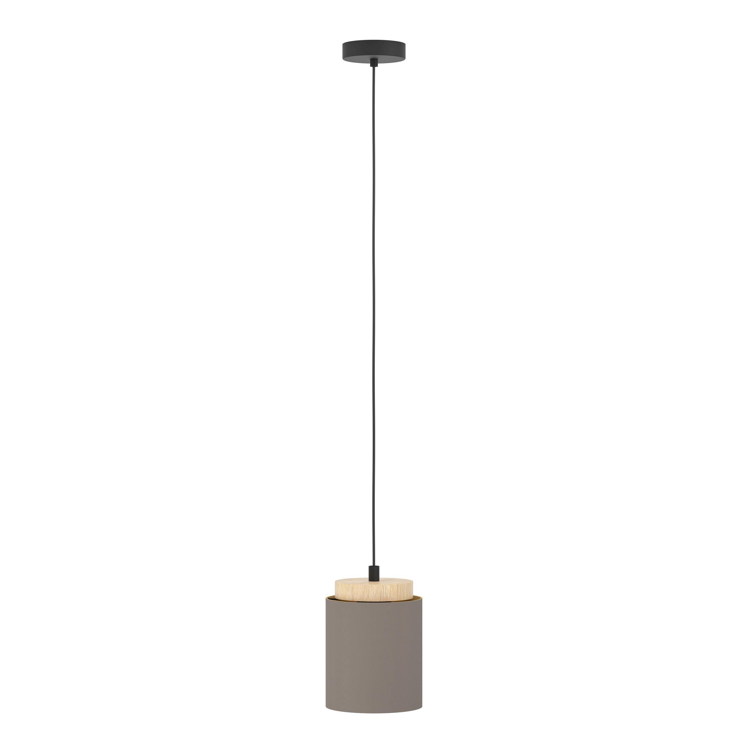 Suspension tissu cafe ALBARIZA E27 1X40W