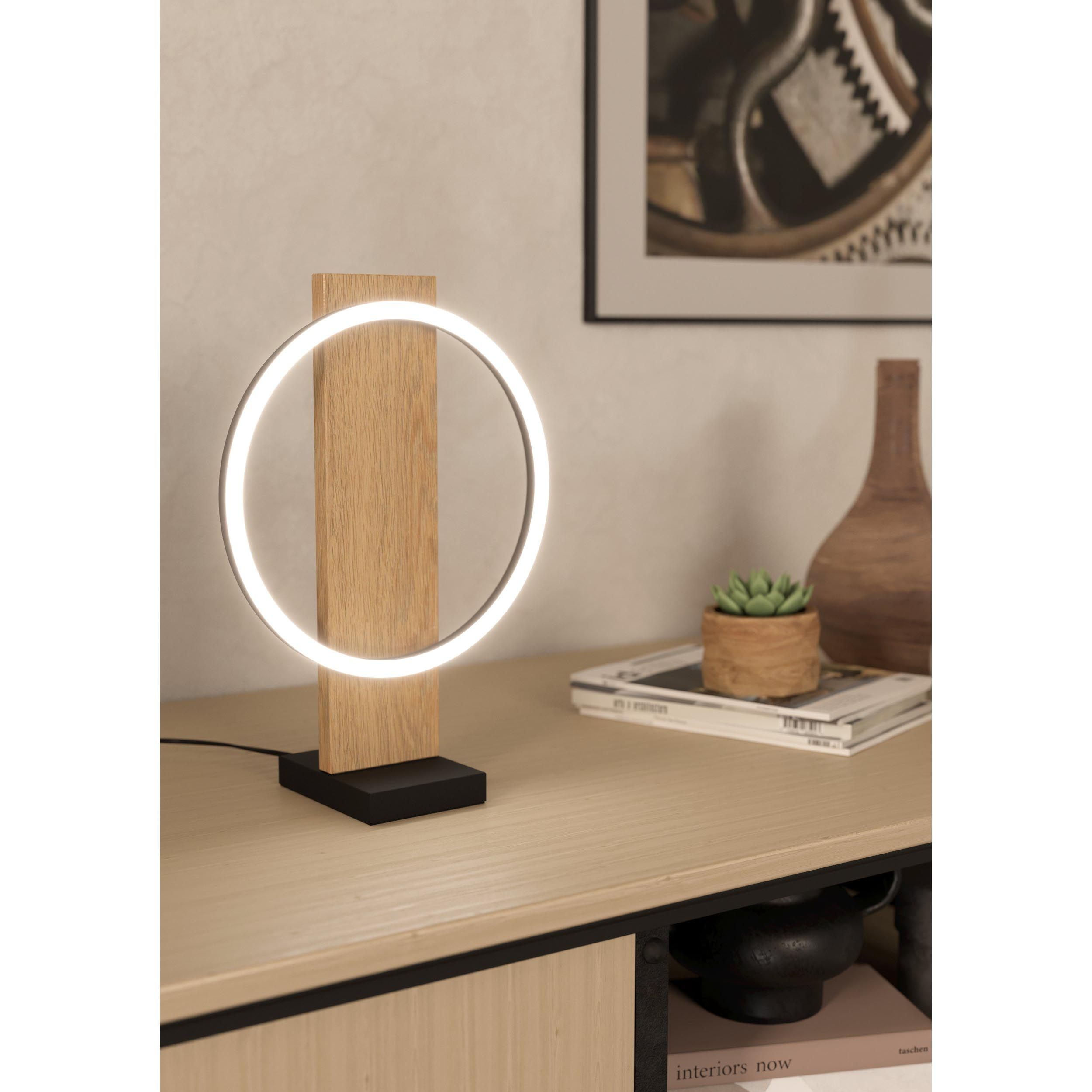 Lampe de table bois naturel BOYAL LED INT 1X12W