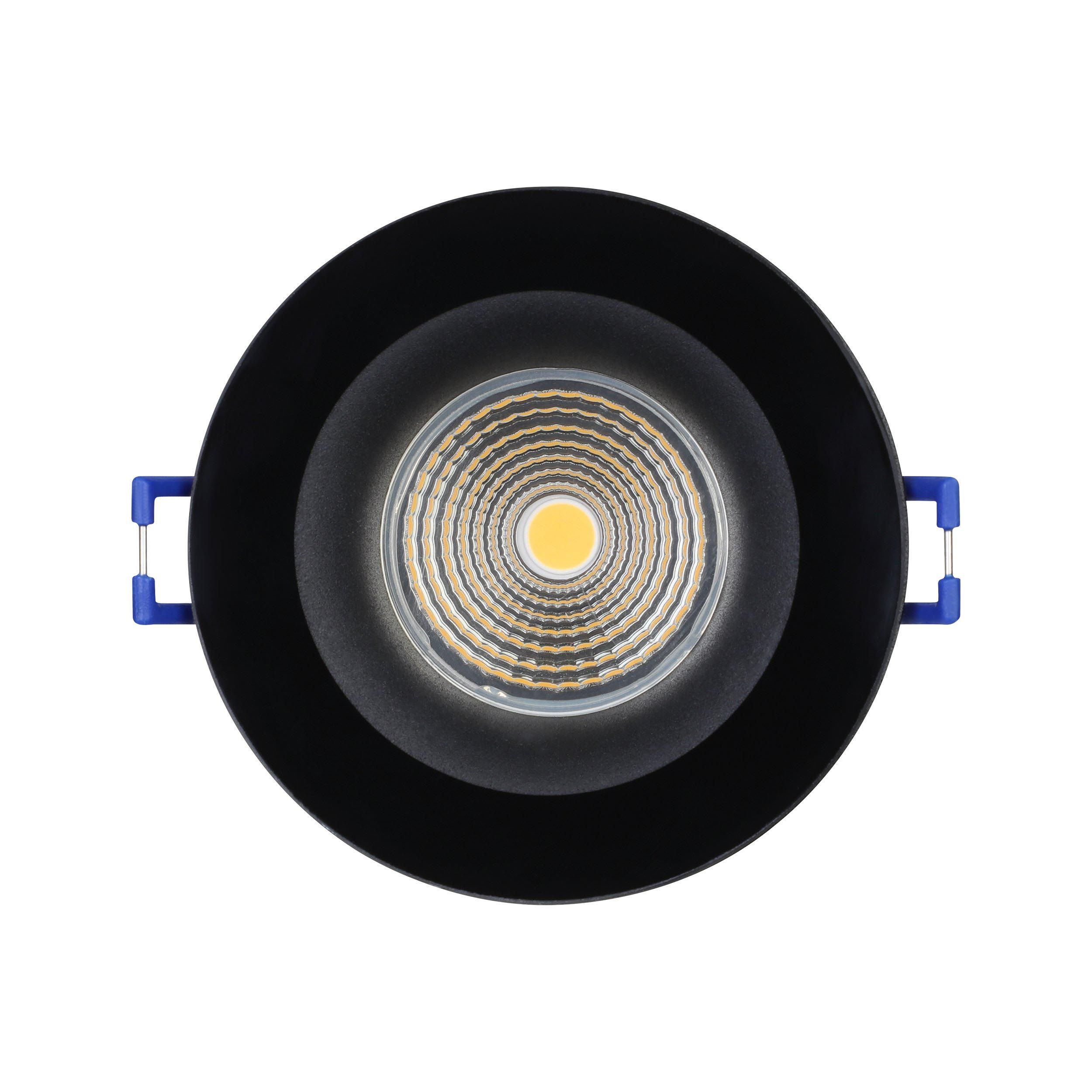 Spot à encastrer métal noir SALABATE LED INT 3X6W