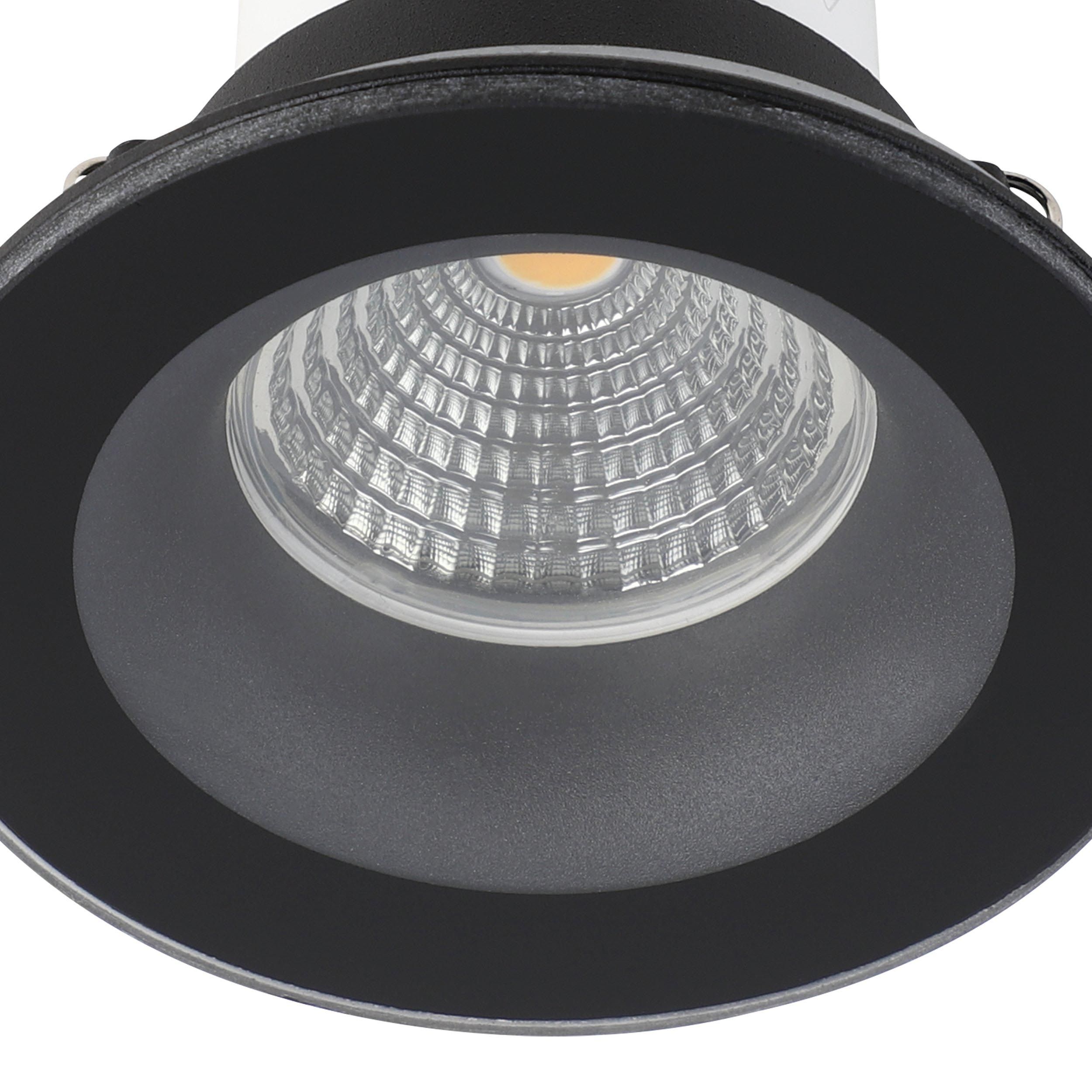 Spot à encastrer métal noir SALABATE LED INT 3X6W