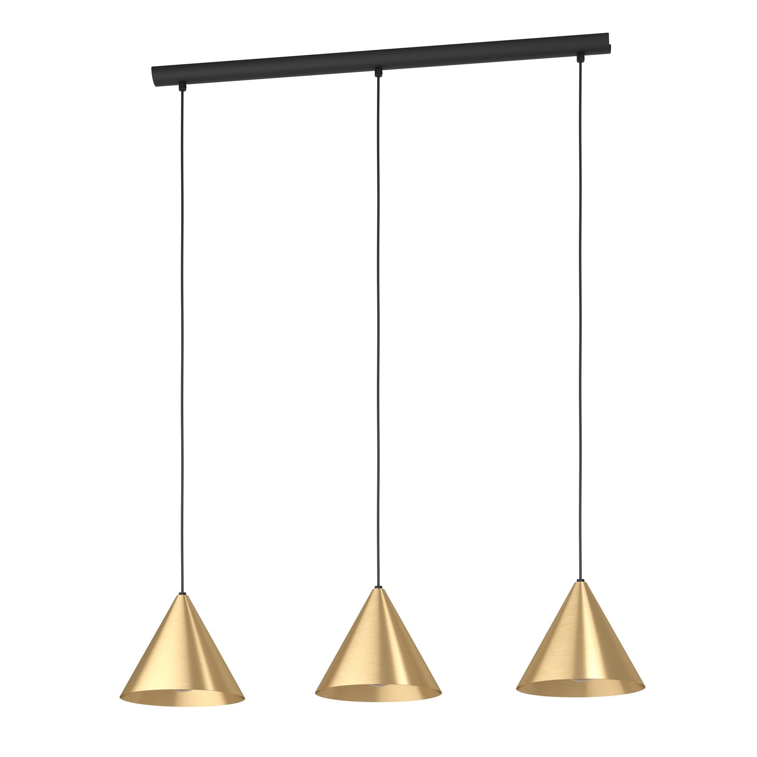 Suspension métal laiton NARICES E27 3X40W