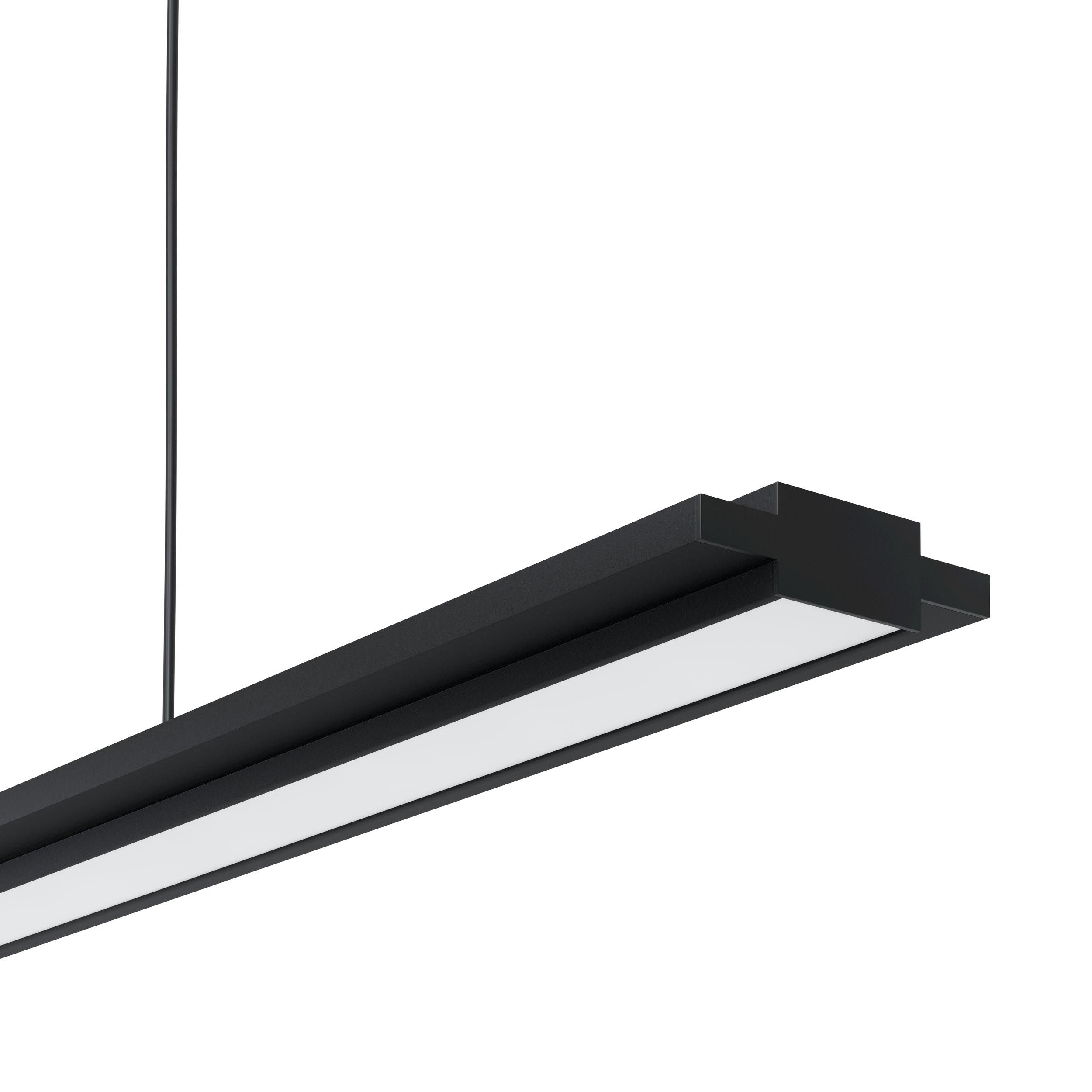 Suspension métal noir CAMBULOS LED INT 2X17W