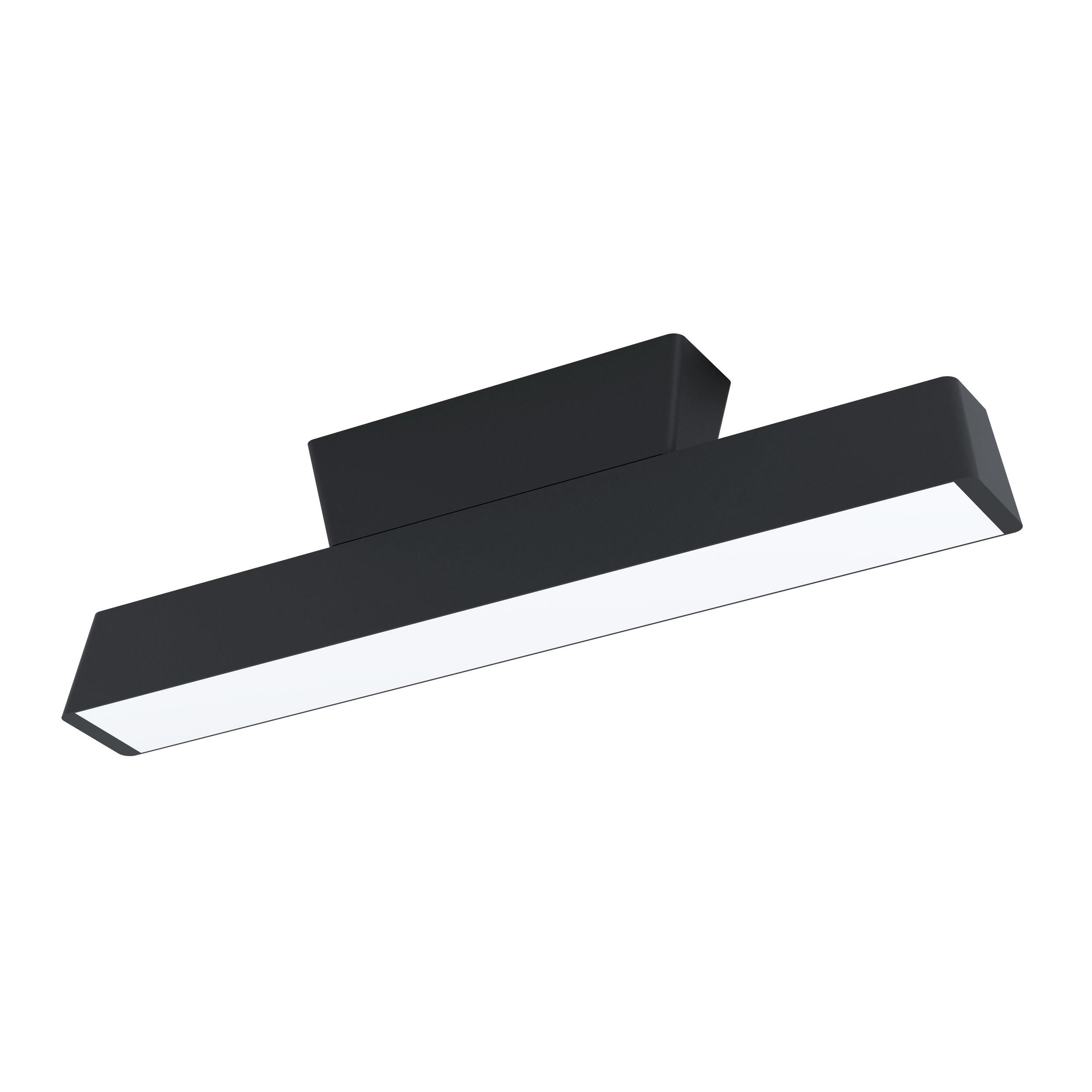 Plafonnier métal noir SIMOLARIS-Z LED INT 4X16W