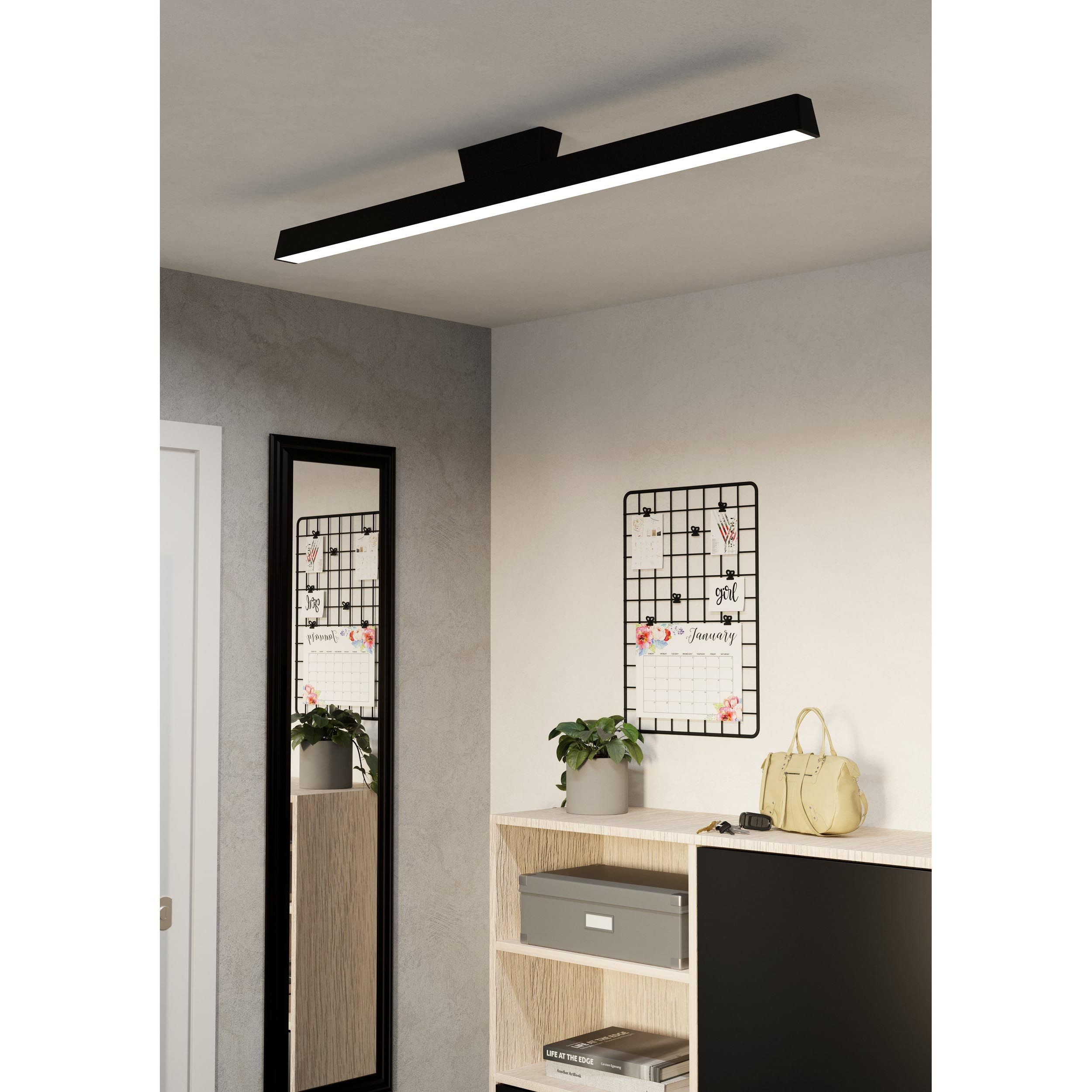 Plafonnier métal noir SIMOLARIS-Z LED INT 2X35W