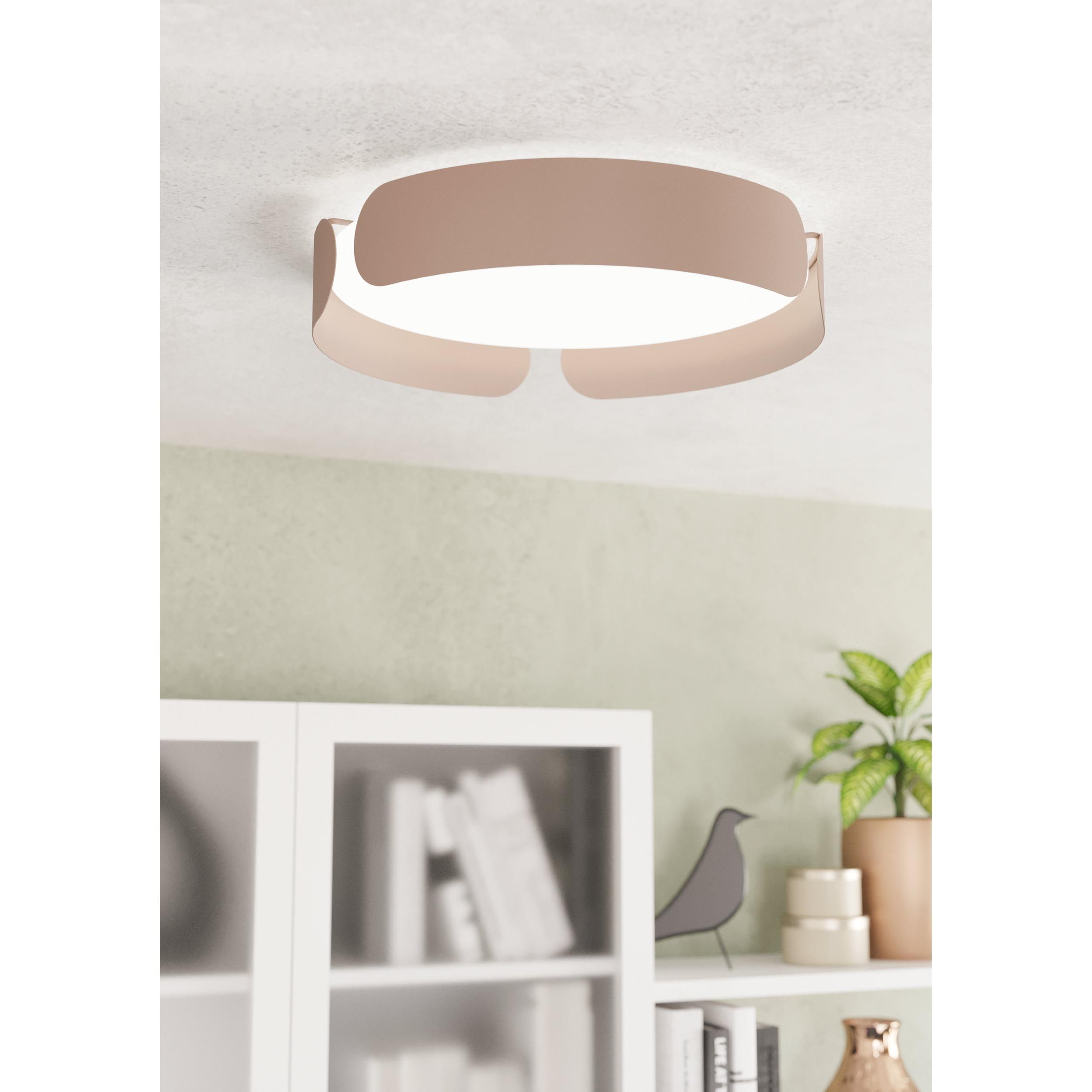 Plafonnier métal marron VALCASOTTO LED INT 1X20W