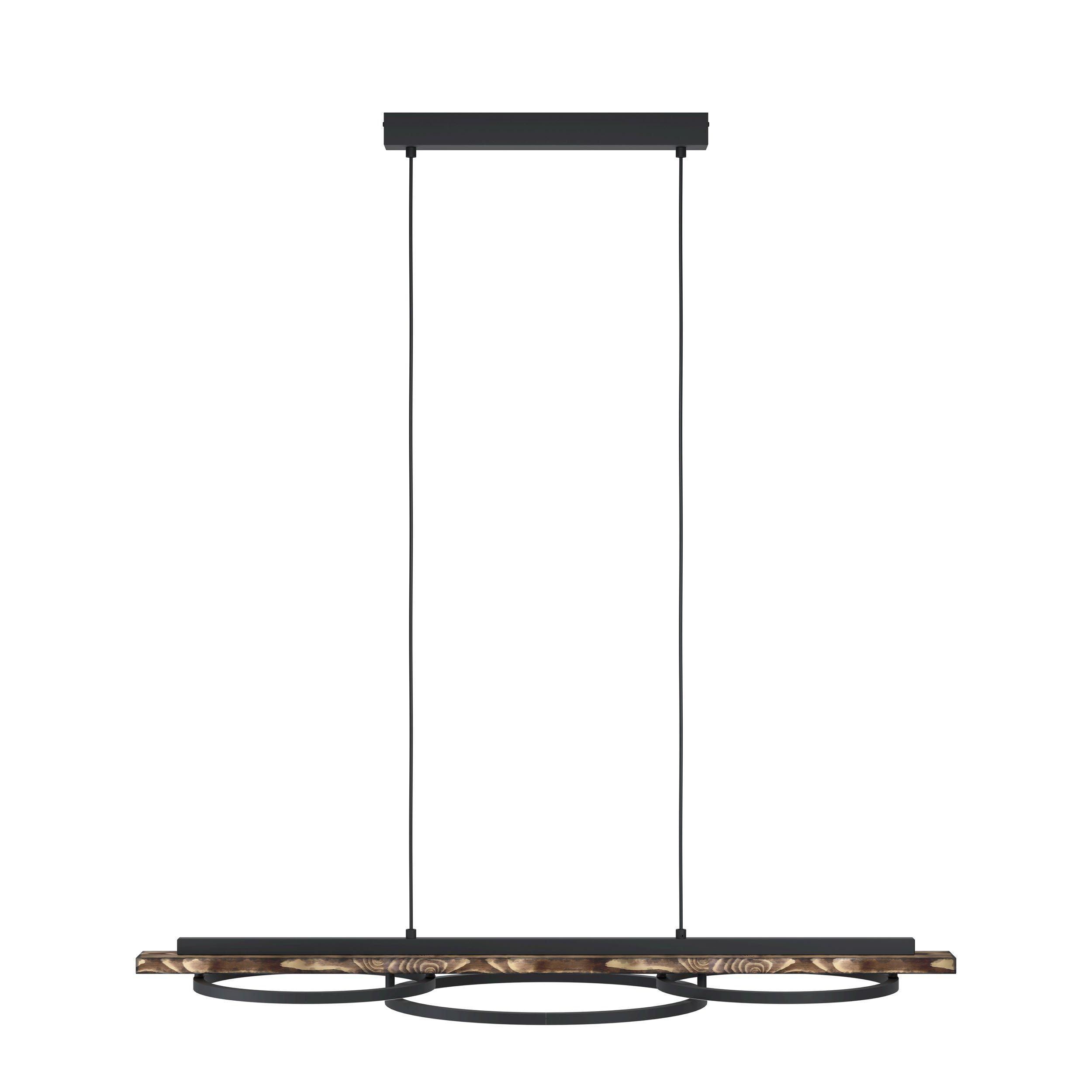 Suspension bois marron BOYAL LED INT 2X12,5W