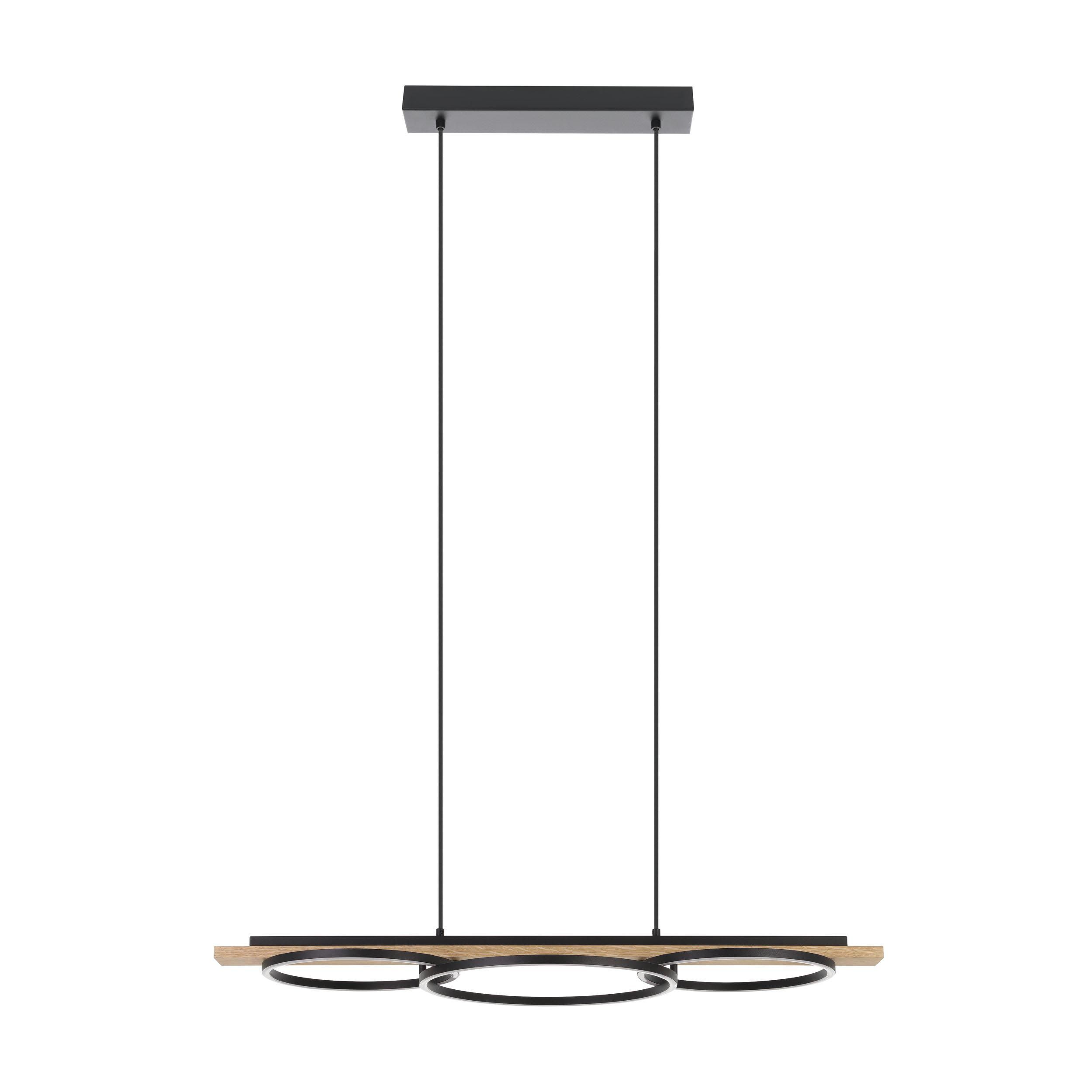 Suspension bois naturel BOYAL LED INT 2X12,5W