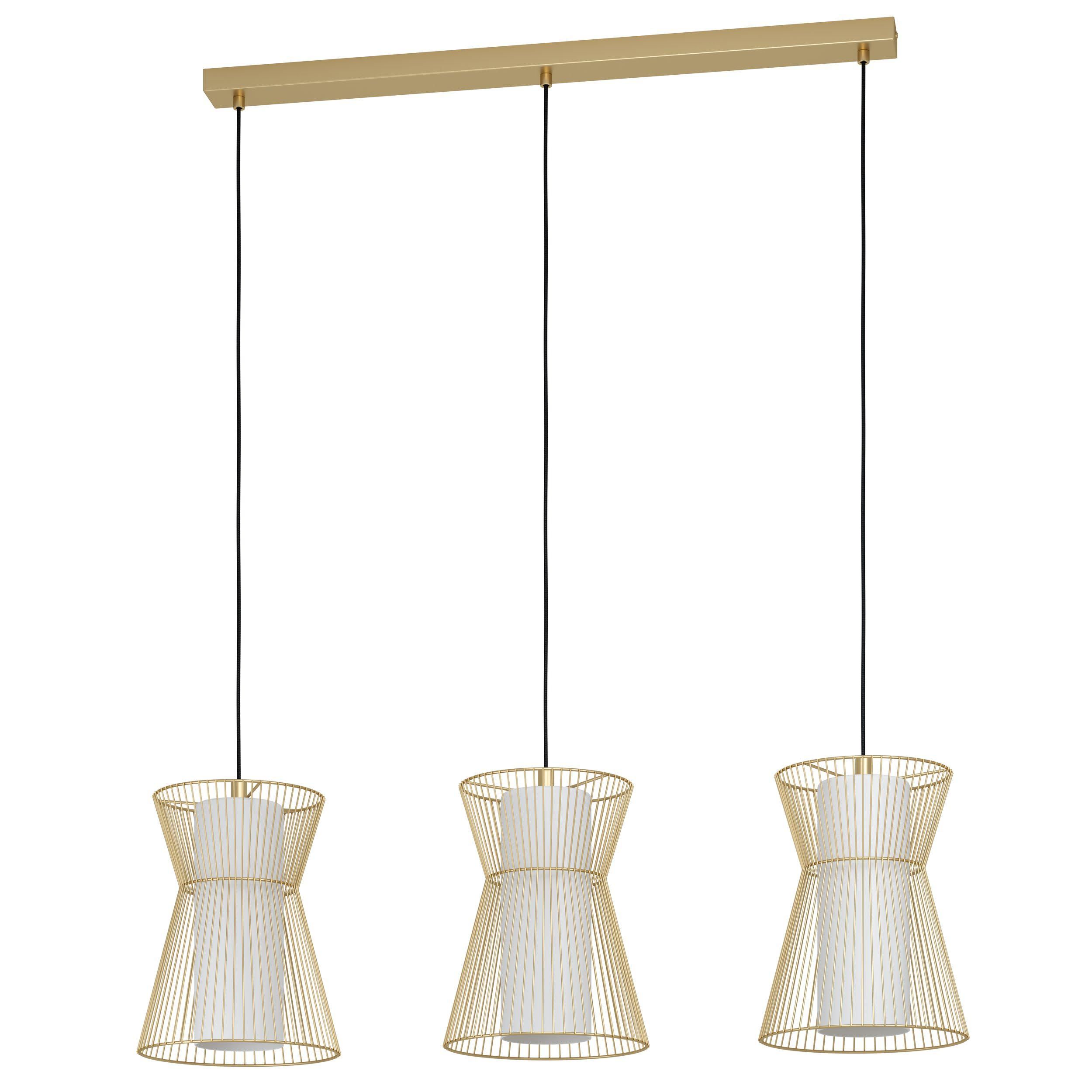 Suspension métal doré MASETA E27 3X40W