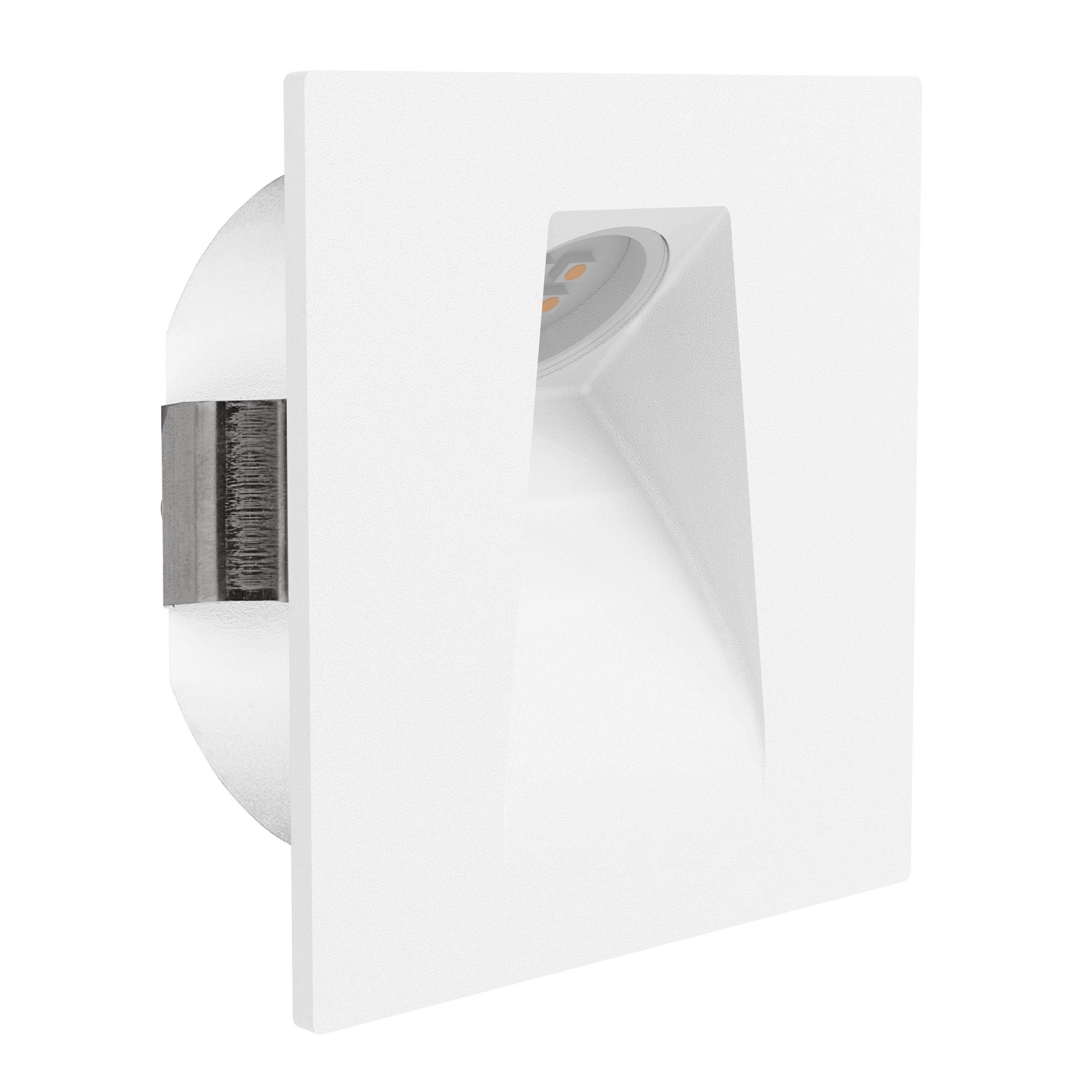 Spot à encastrer métal blanc MECINOS LED INT 3X2W