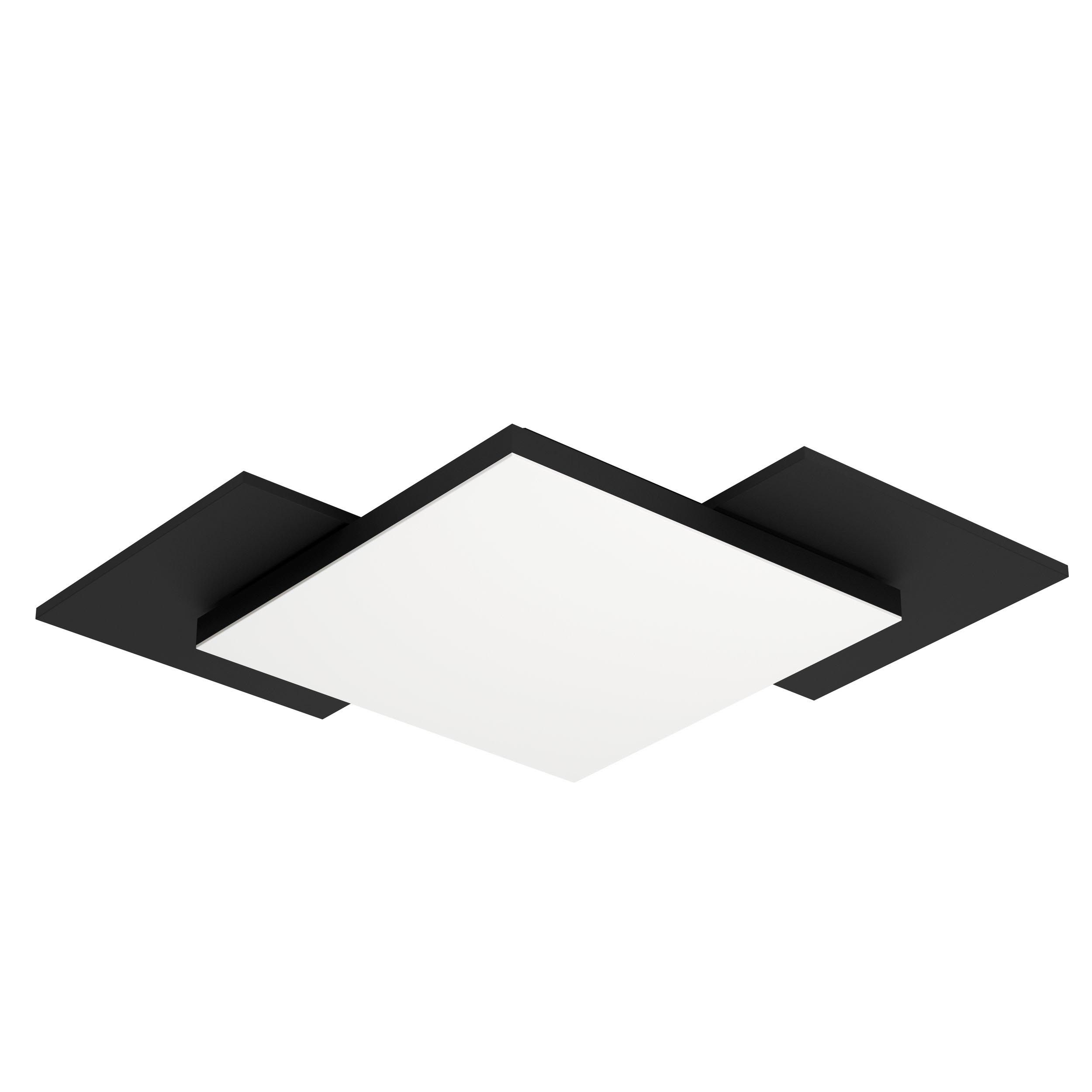 Plafonnier métal noir TAMURIA LED INT 1X10,8W