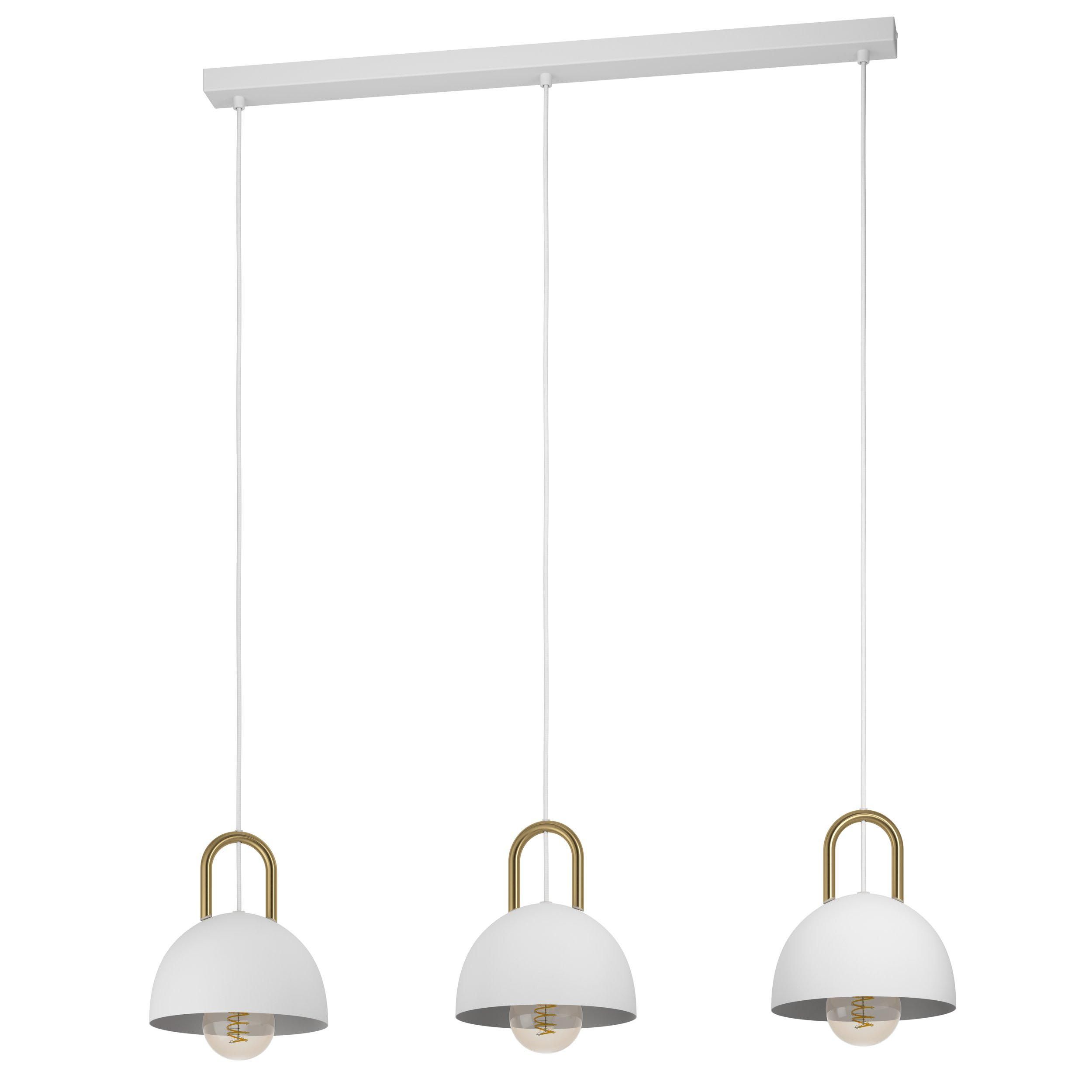 Suspension métal blanc CALMANERA E27 3X40W