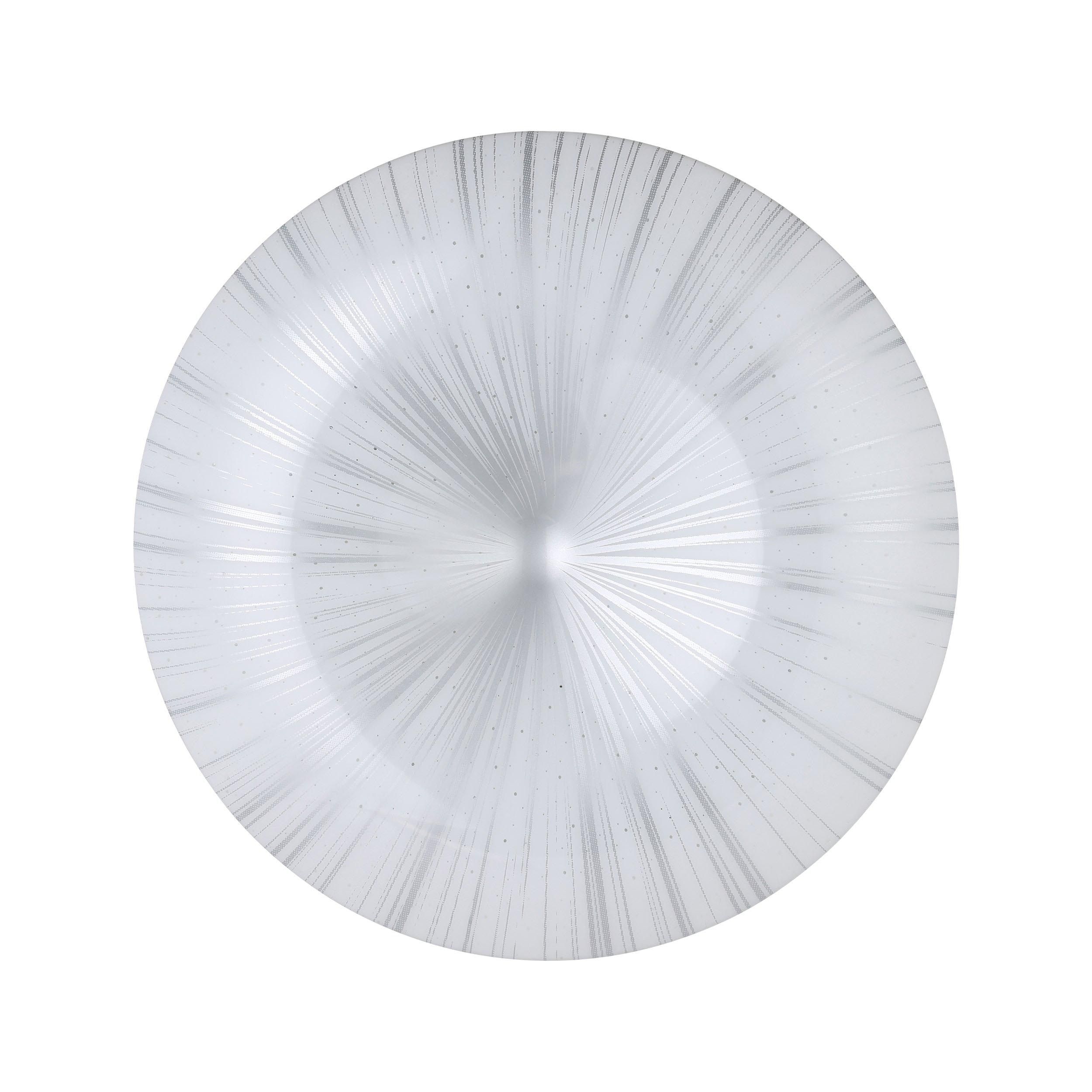 Plafonnier plastique blanc NIEVES LED INT 3X10W