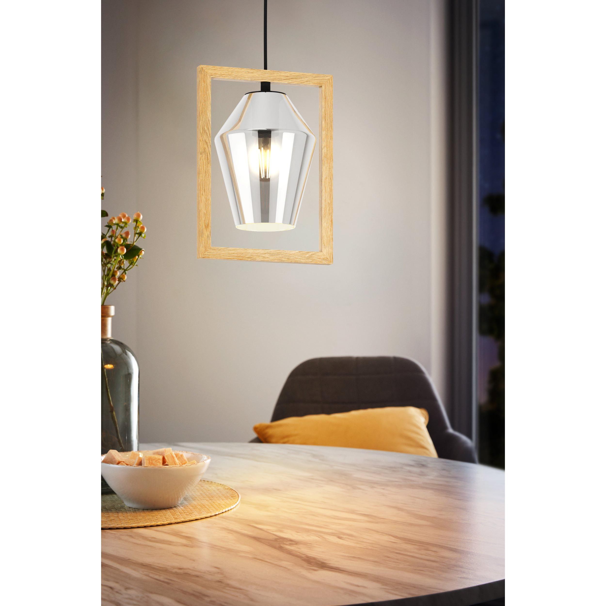 Suspension bois naturel VIGLIONI E27 1X40W