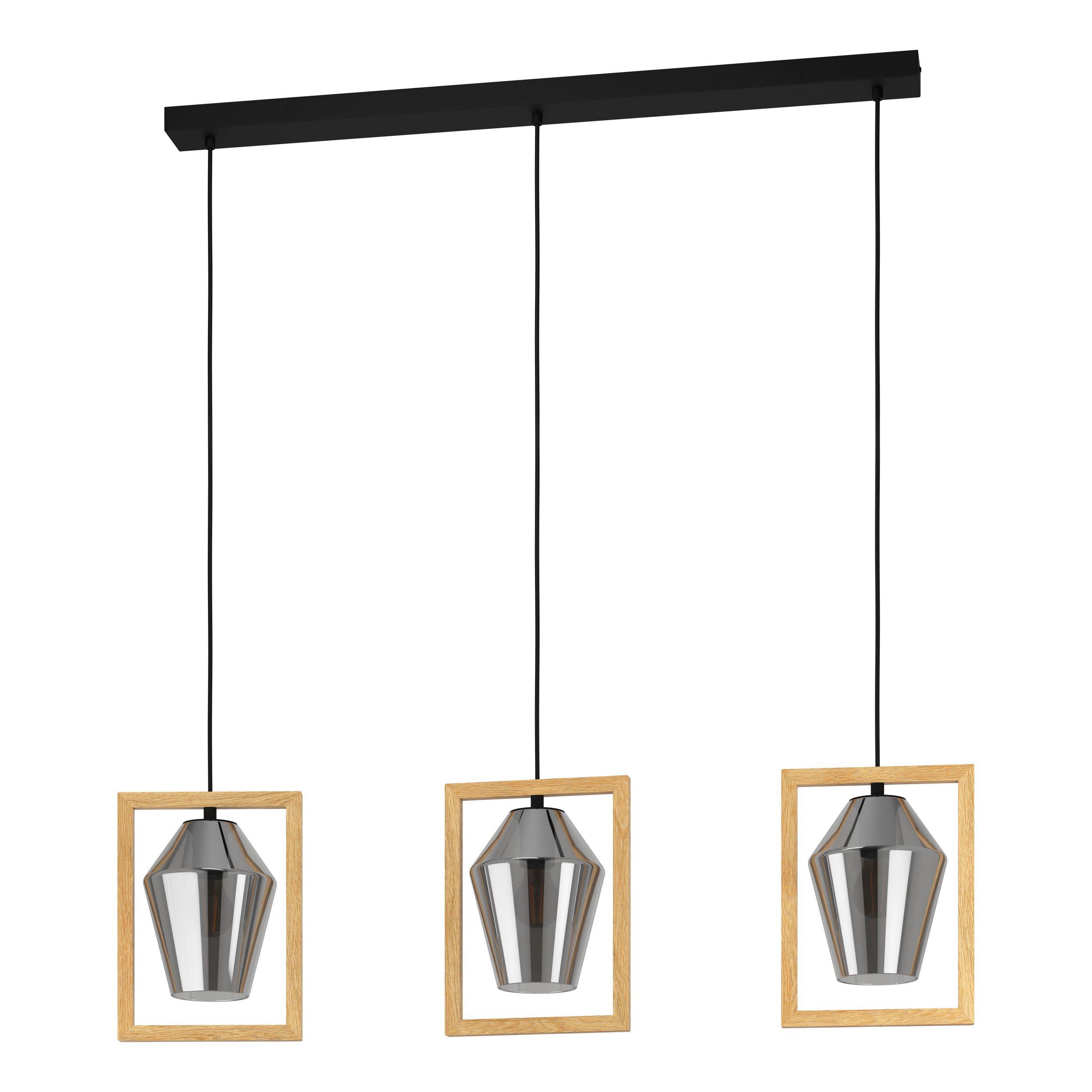 Suspension bois naturel VIGLIONI E27 3X40W