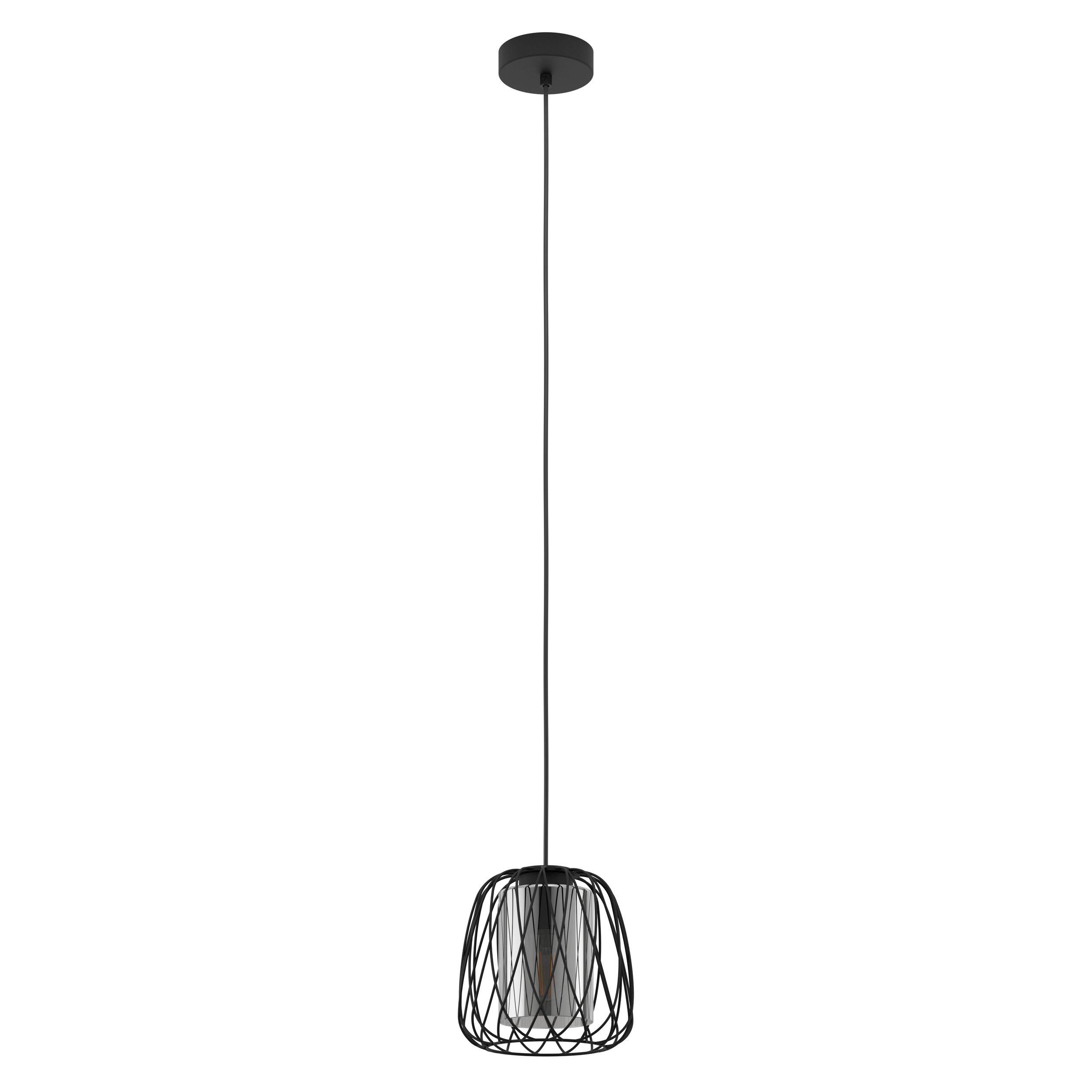 Suspension métal noir FLORESTA E27 1X40W