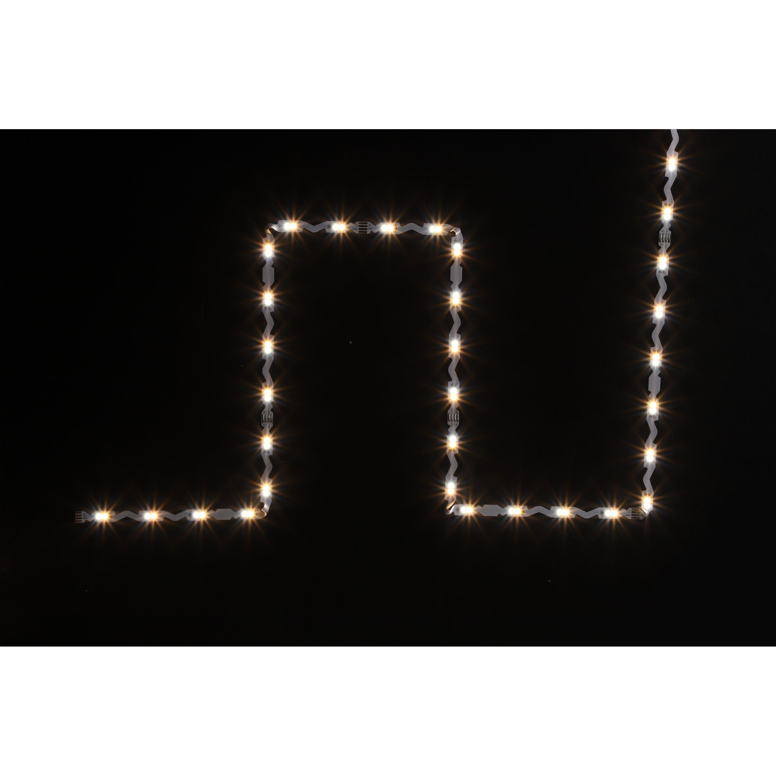 Pièces détachées plastique blanc FLEXIBLE STRIPE LED INT 5X4,6W