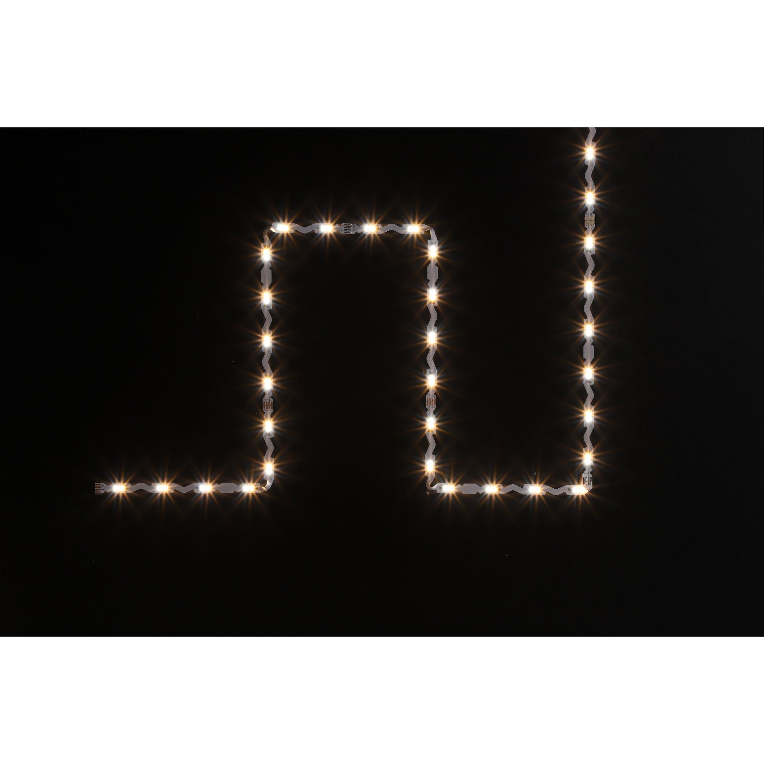 Pièces détachées plastique blanc FLEXIBLE STRIPE LED INT 8X4,6W