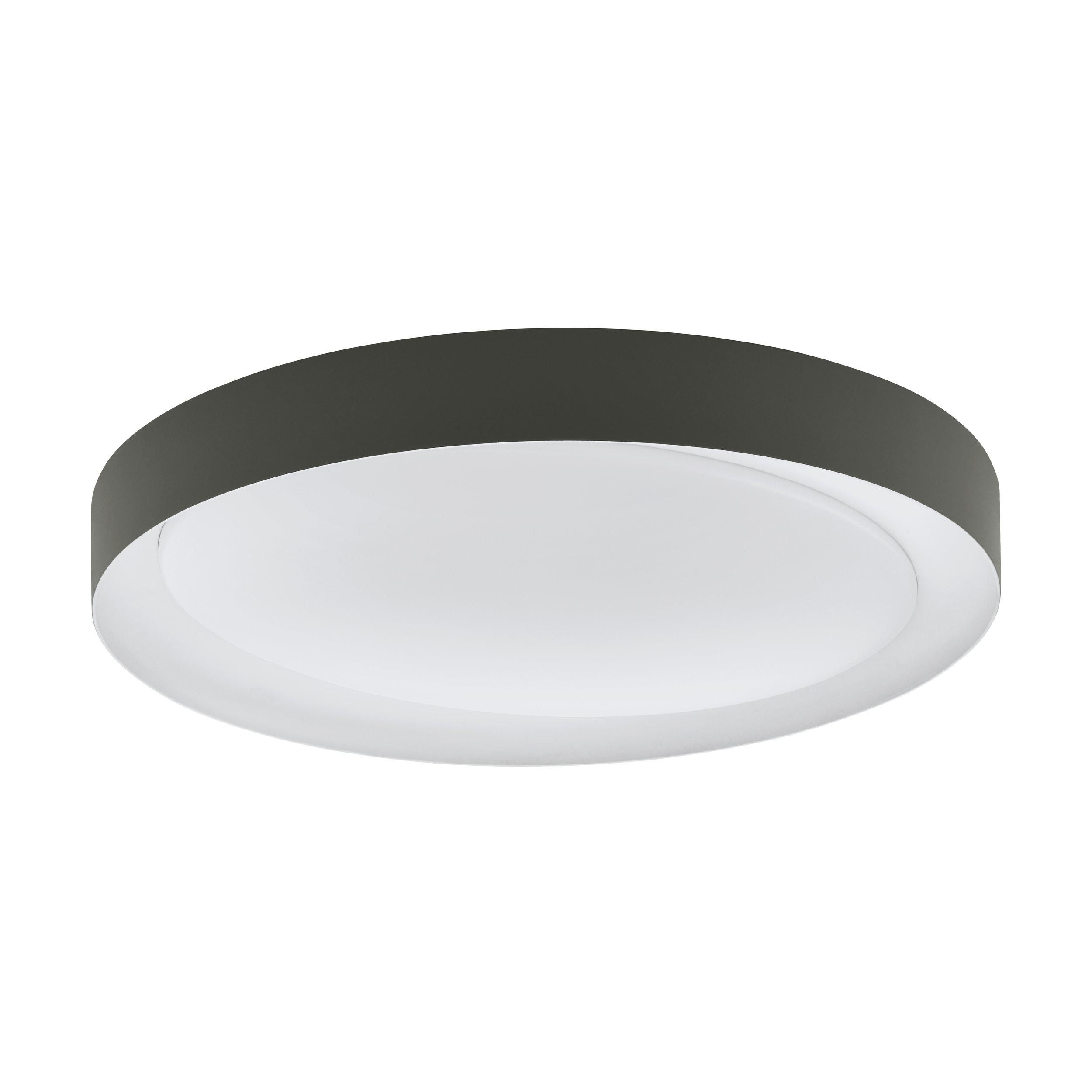 Plafonnier métal noir LAURITO LED INT 1X24W