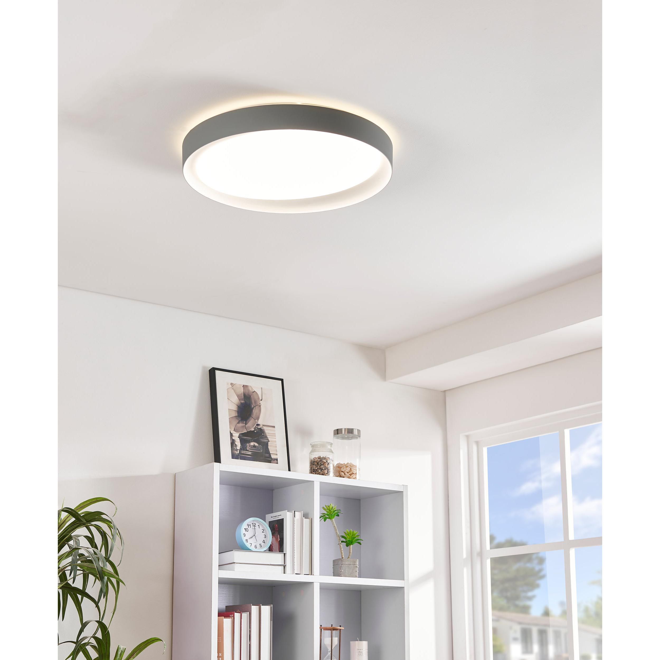 Plafonnier métal noir LAURITO LED INT 1X24W