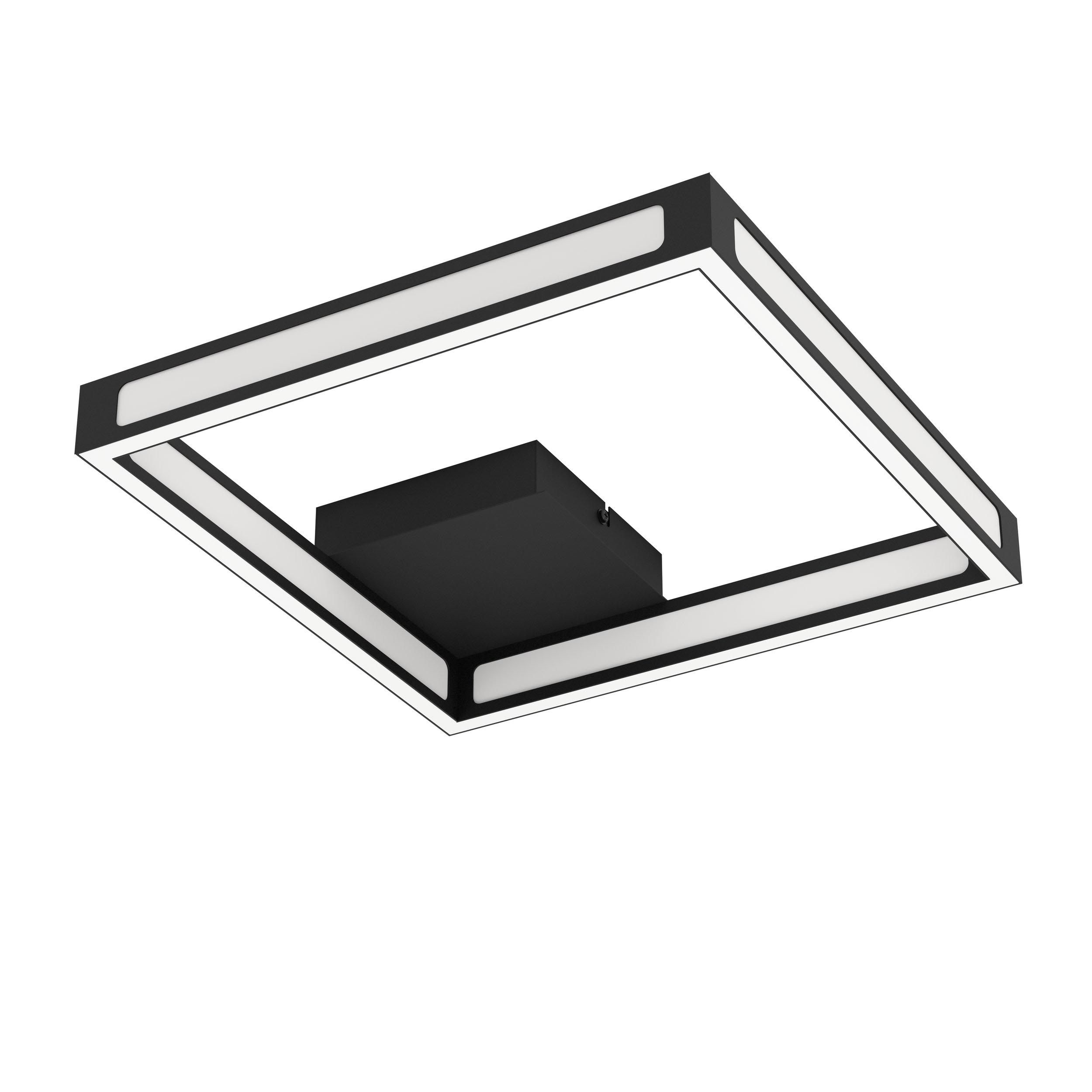 Plafonnier métal NOIR ALTAFLOR L31,5CM LED INT 4X2,8W