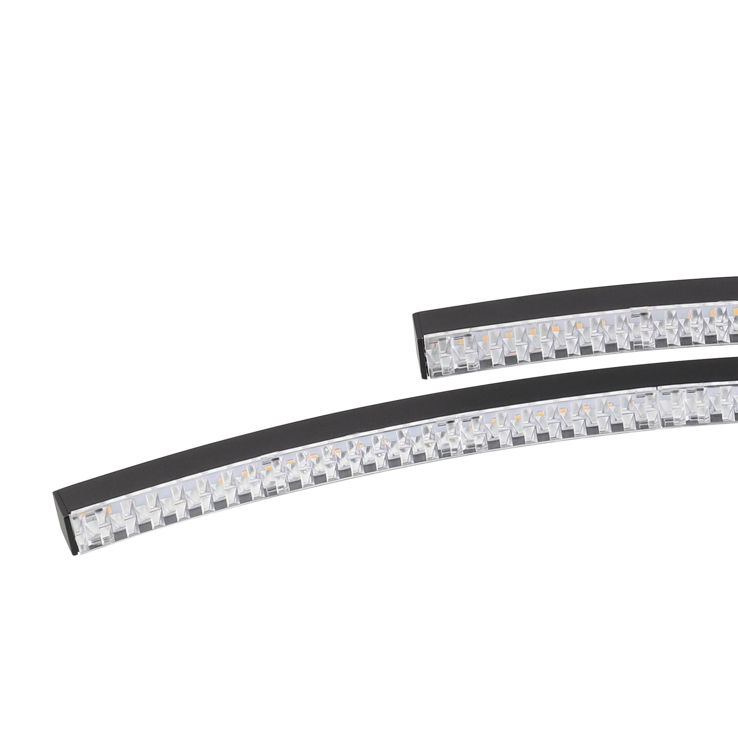 Plafonnier métal noir LEJIAS LED INT 1X21,5W