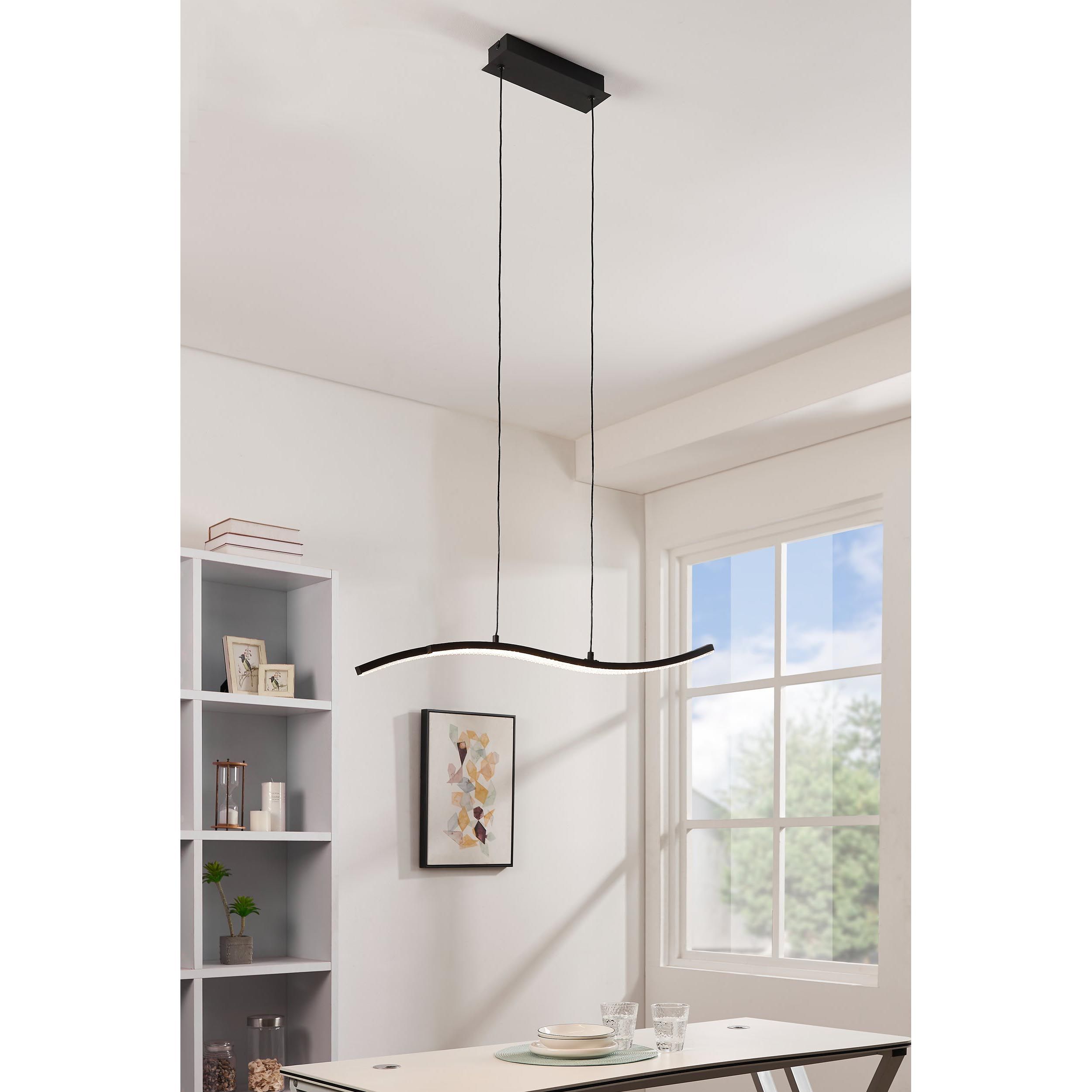 Suspension métal noir LEJIAS LED INT 1X21,5W