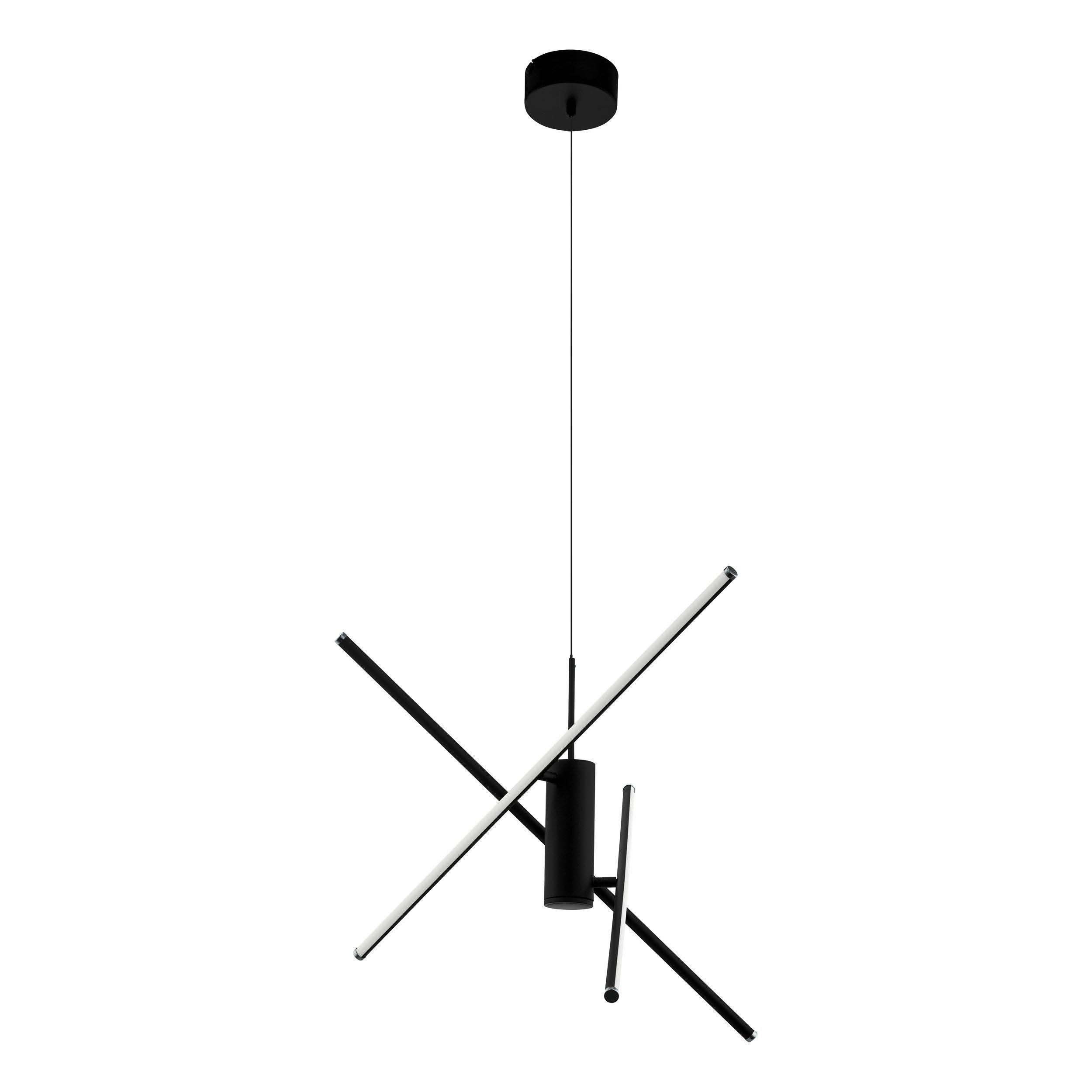 Suspension métal noir SALITRE LED INT 1X29W