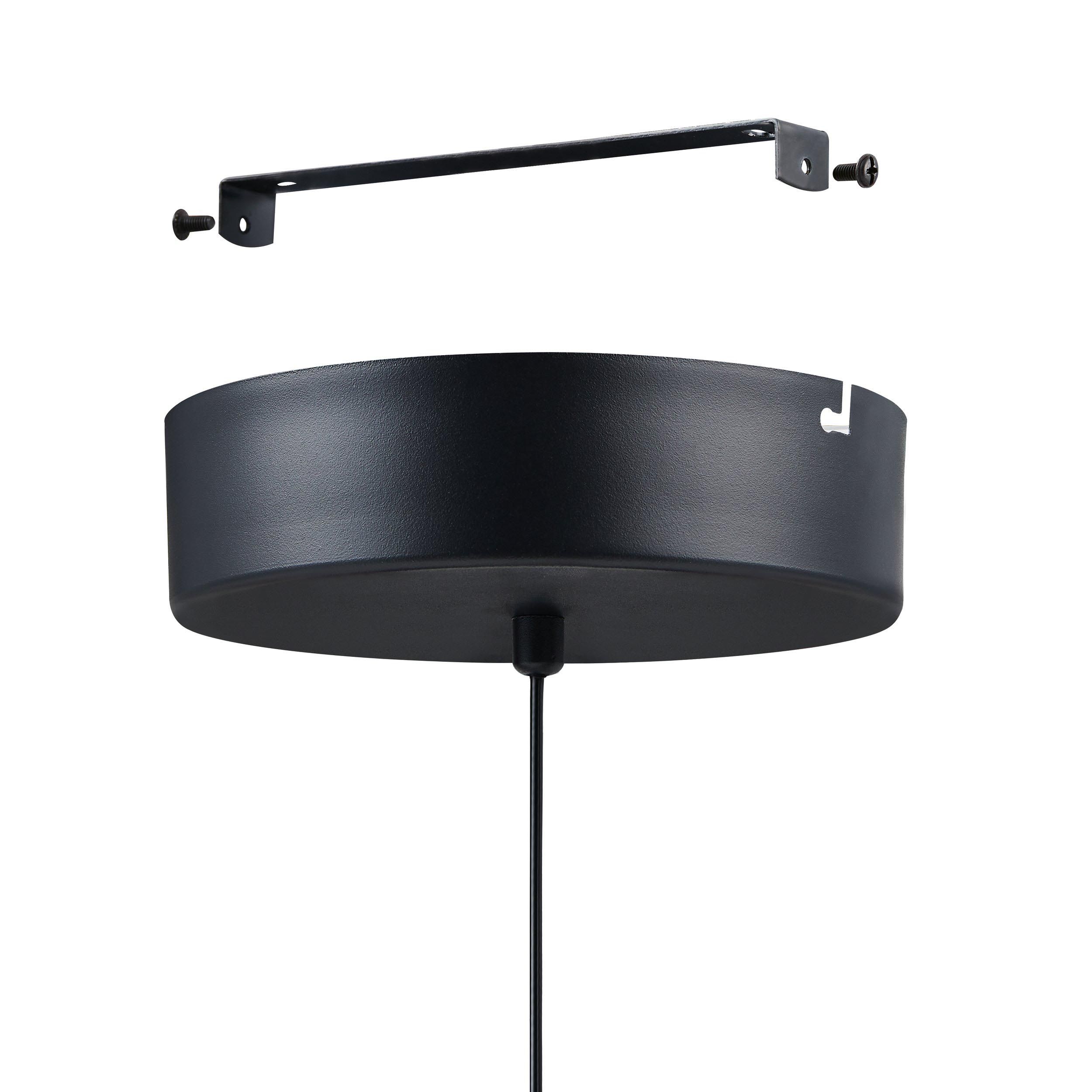 Suspension métal noir SALITRE LED INT 1X29W