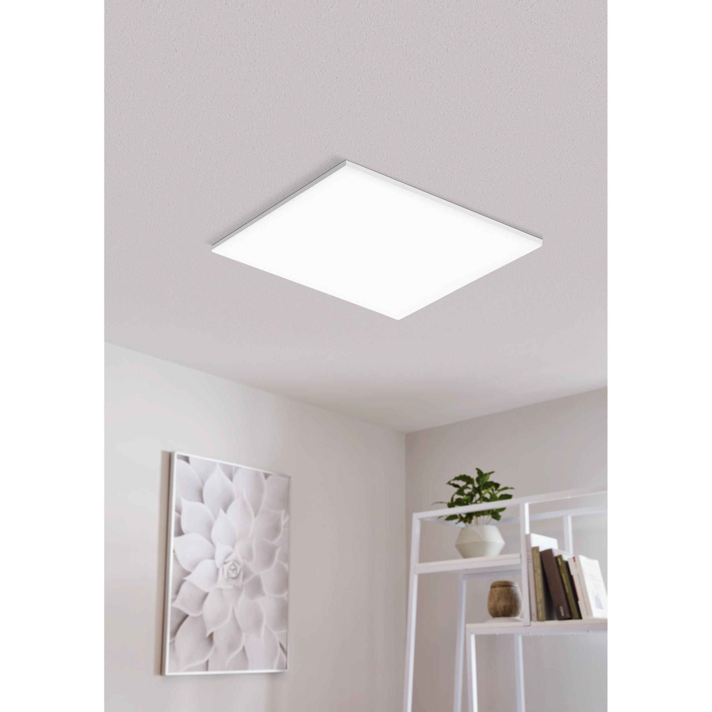 Plafonnier métal blanc TURCONA-CCT LED INT 3X32,4W