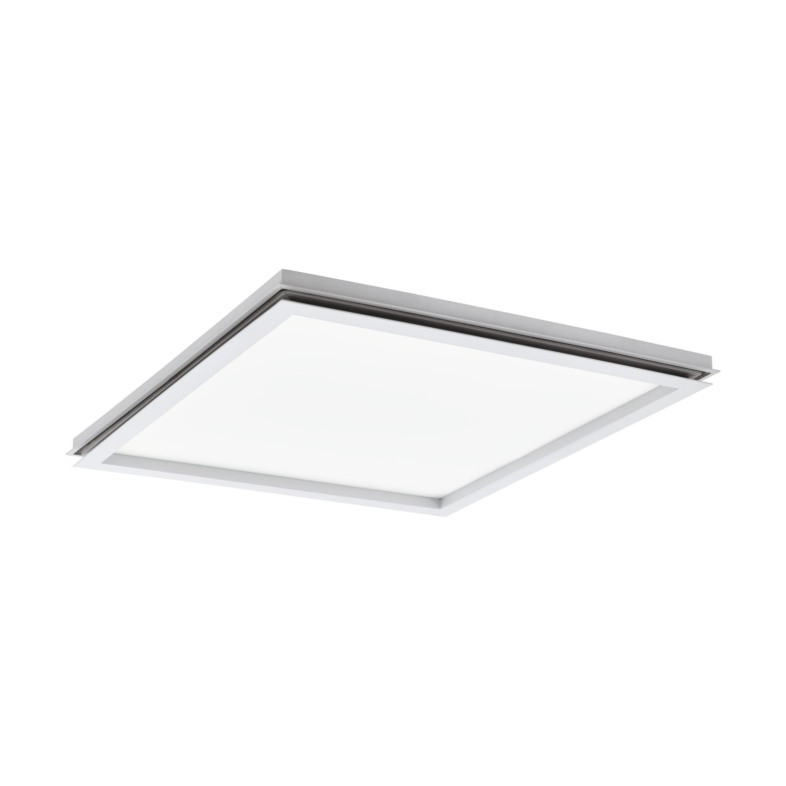 Plafonnier en plastique blanc LAZARAS LED INT 22W