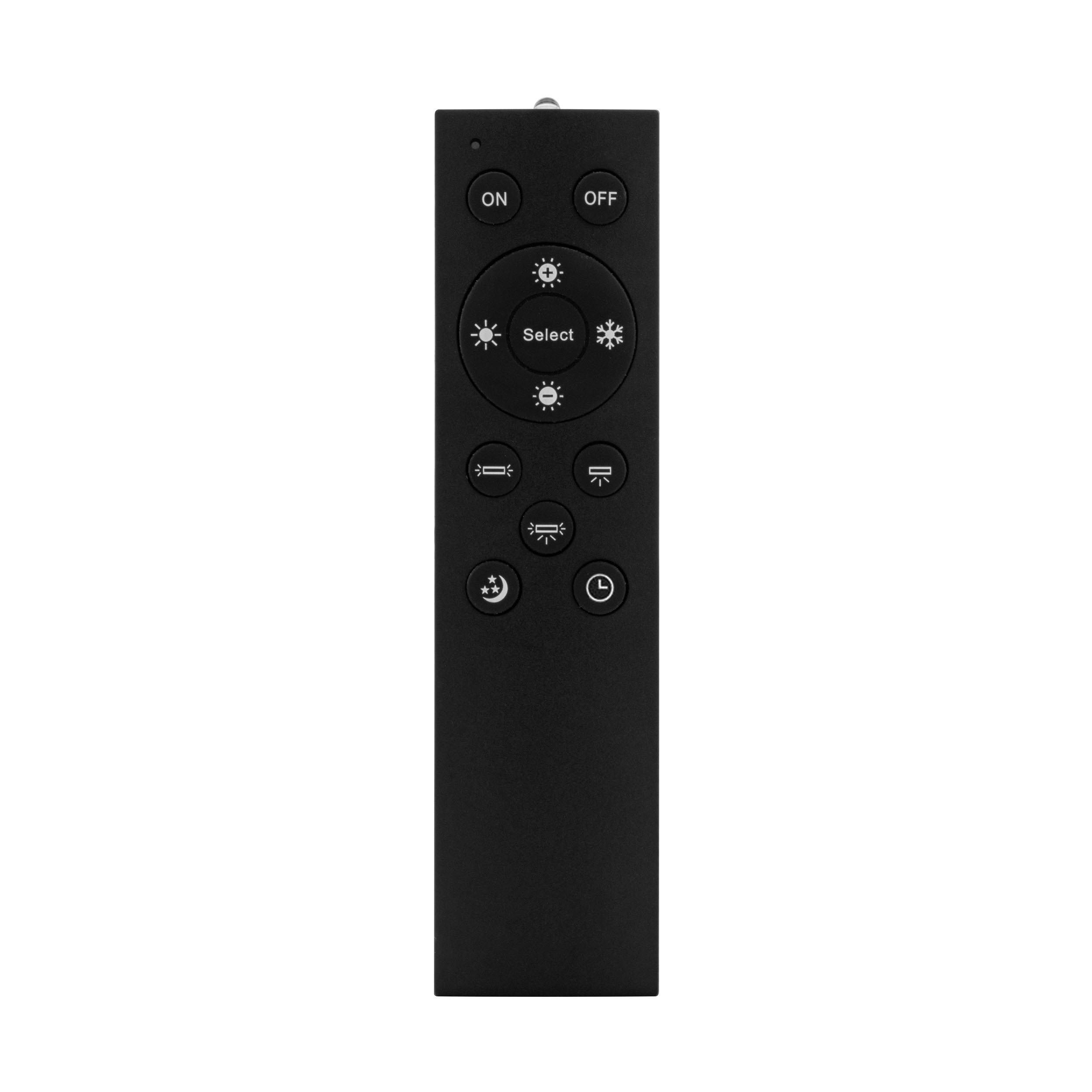 Plafonnier métal noir MACELLARA LED INT 4X3,8W