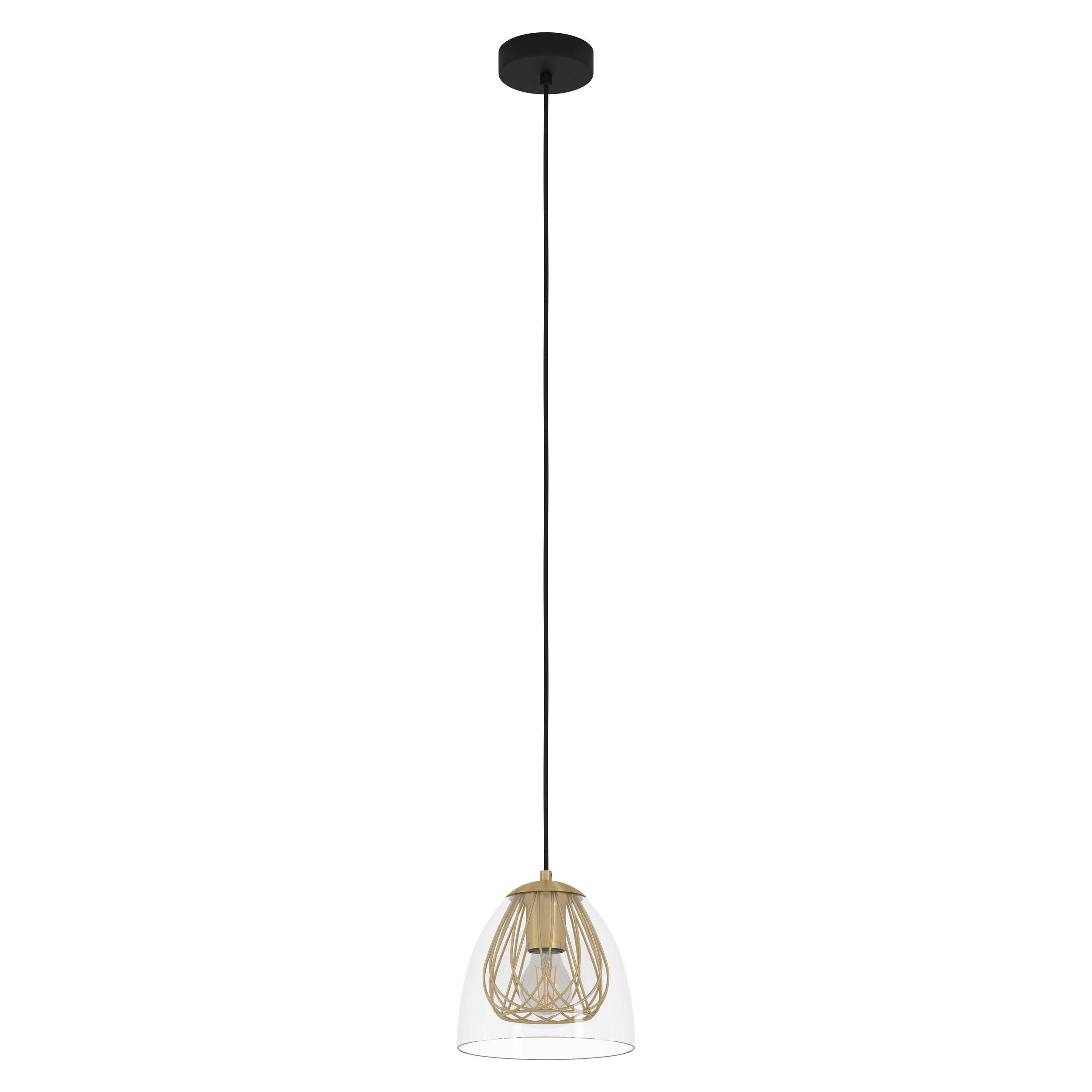 Suspension métal noir JAZMINIA E27 1X40W