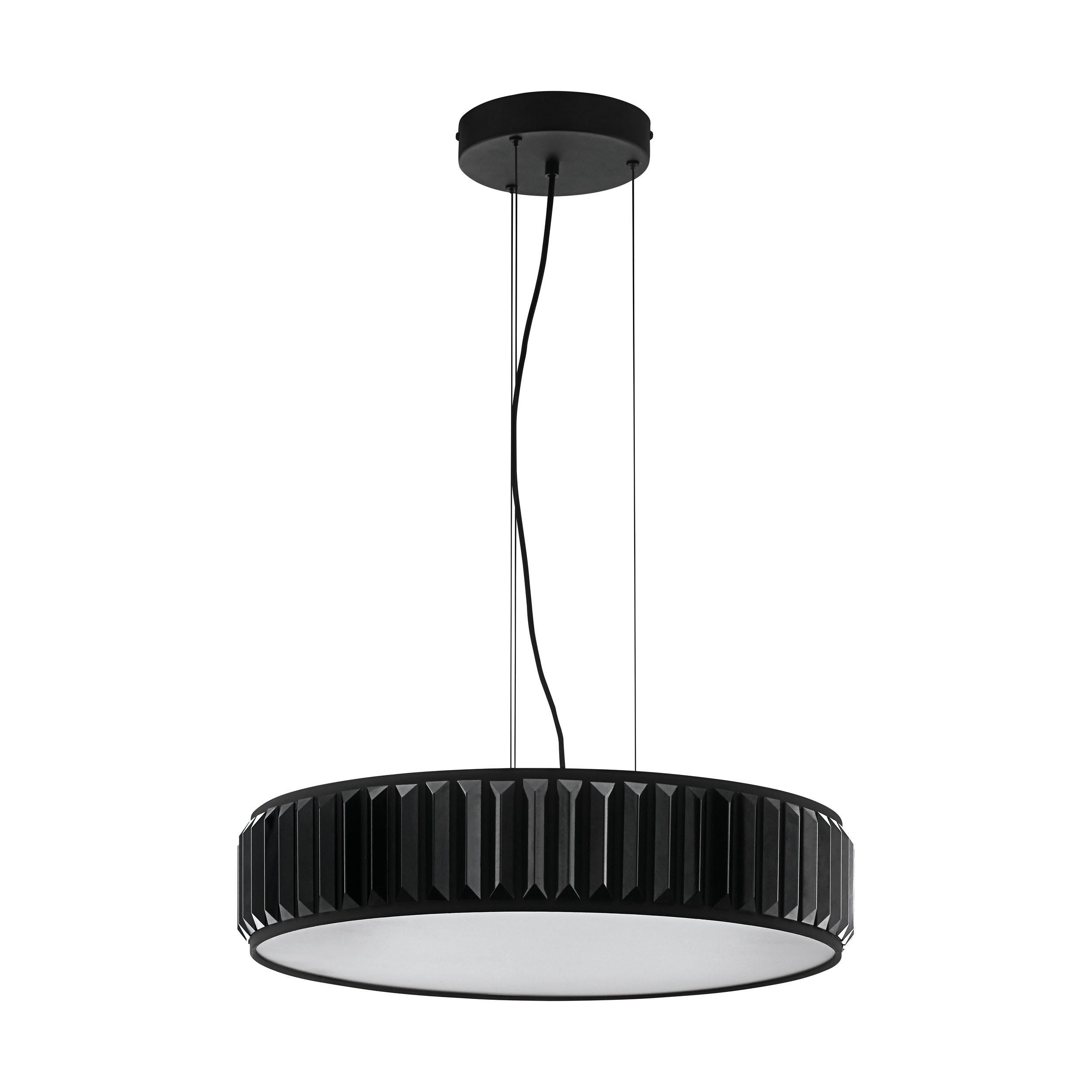 Suspension en métal noir FIRENZUOLA LED INT 32,5W