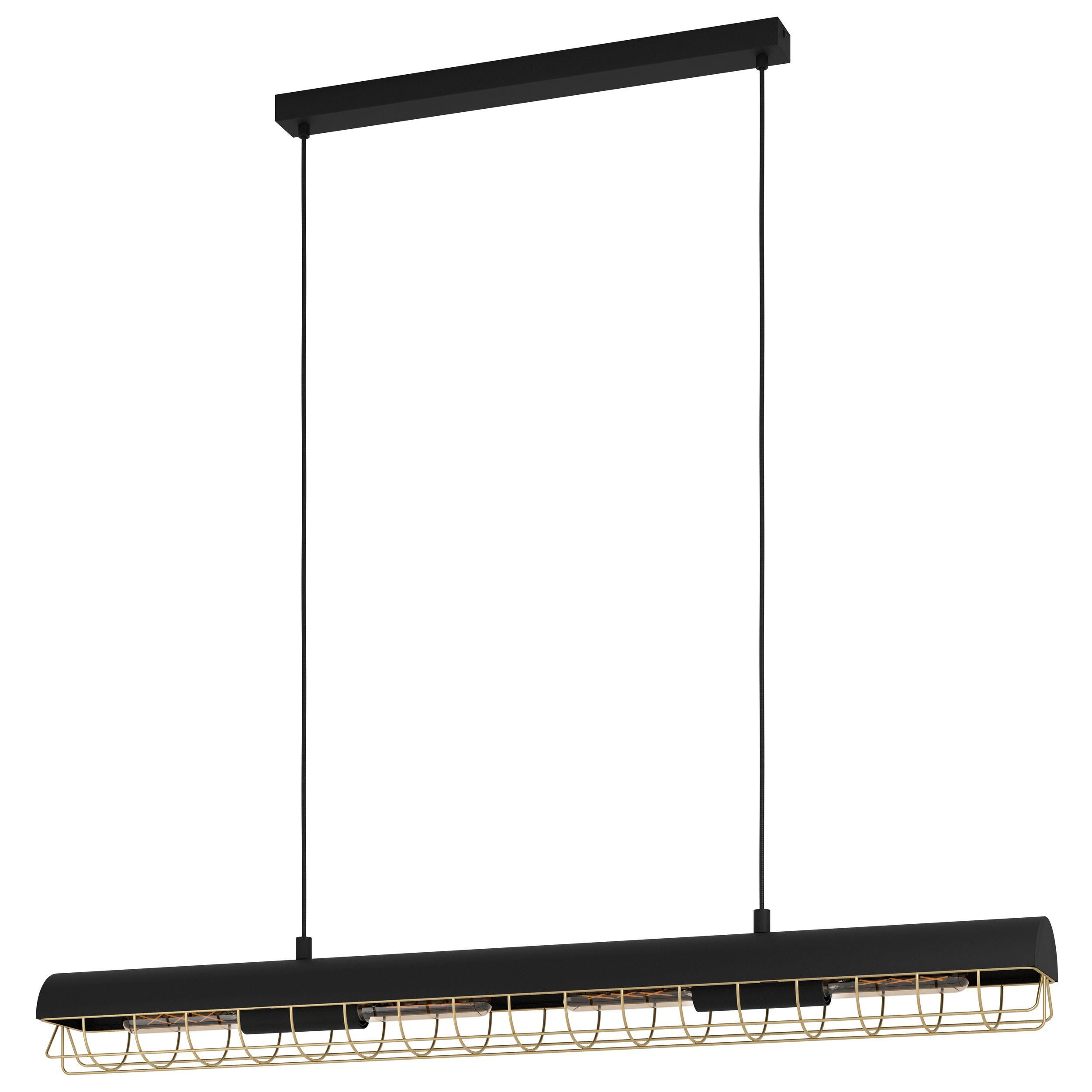 Suspension métal noir ALFONSINE E27 4X40W