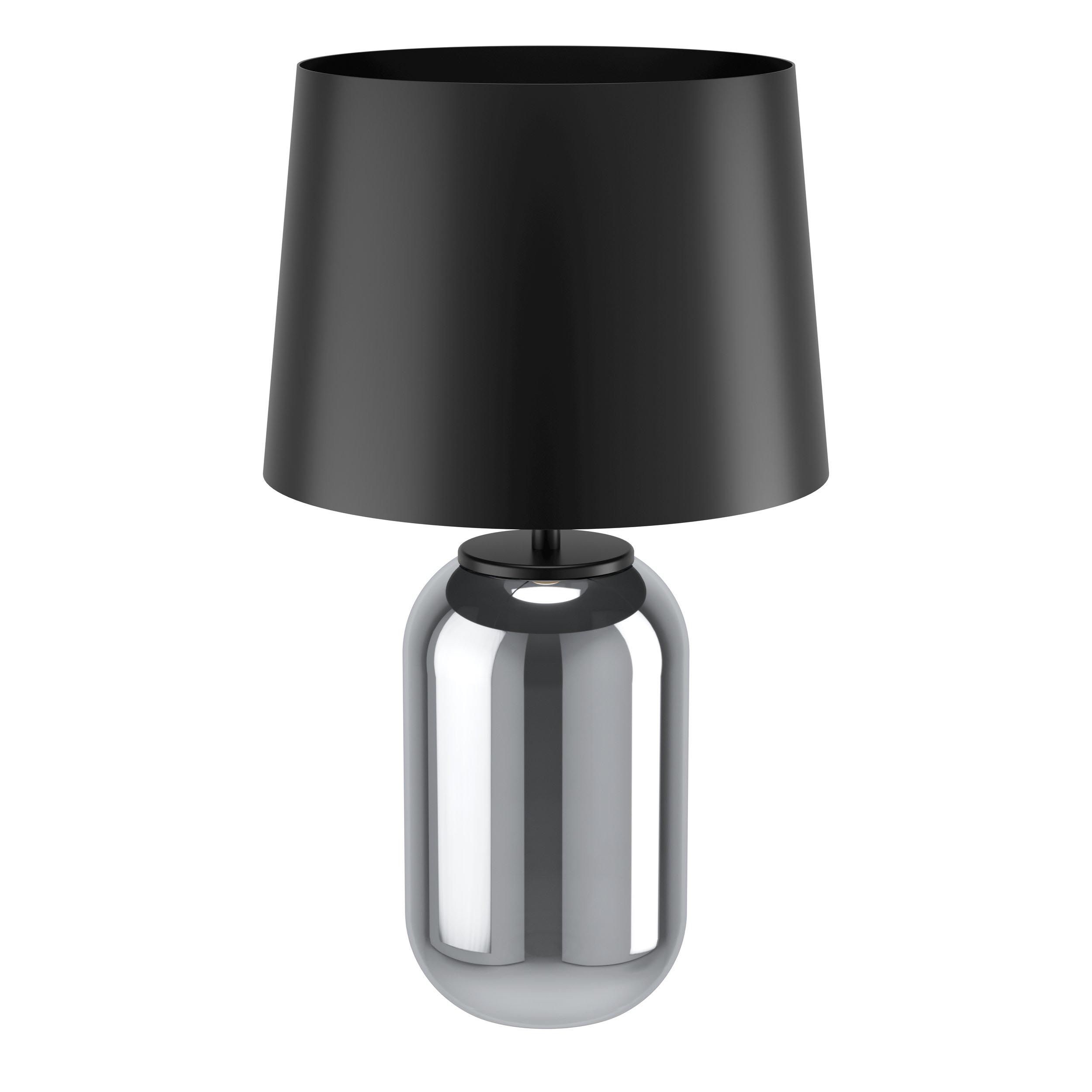 Lampe de table verre noir CUITE E27 1X40W