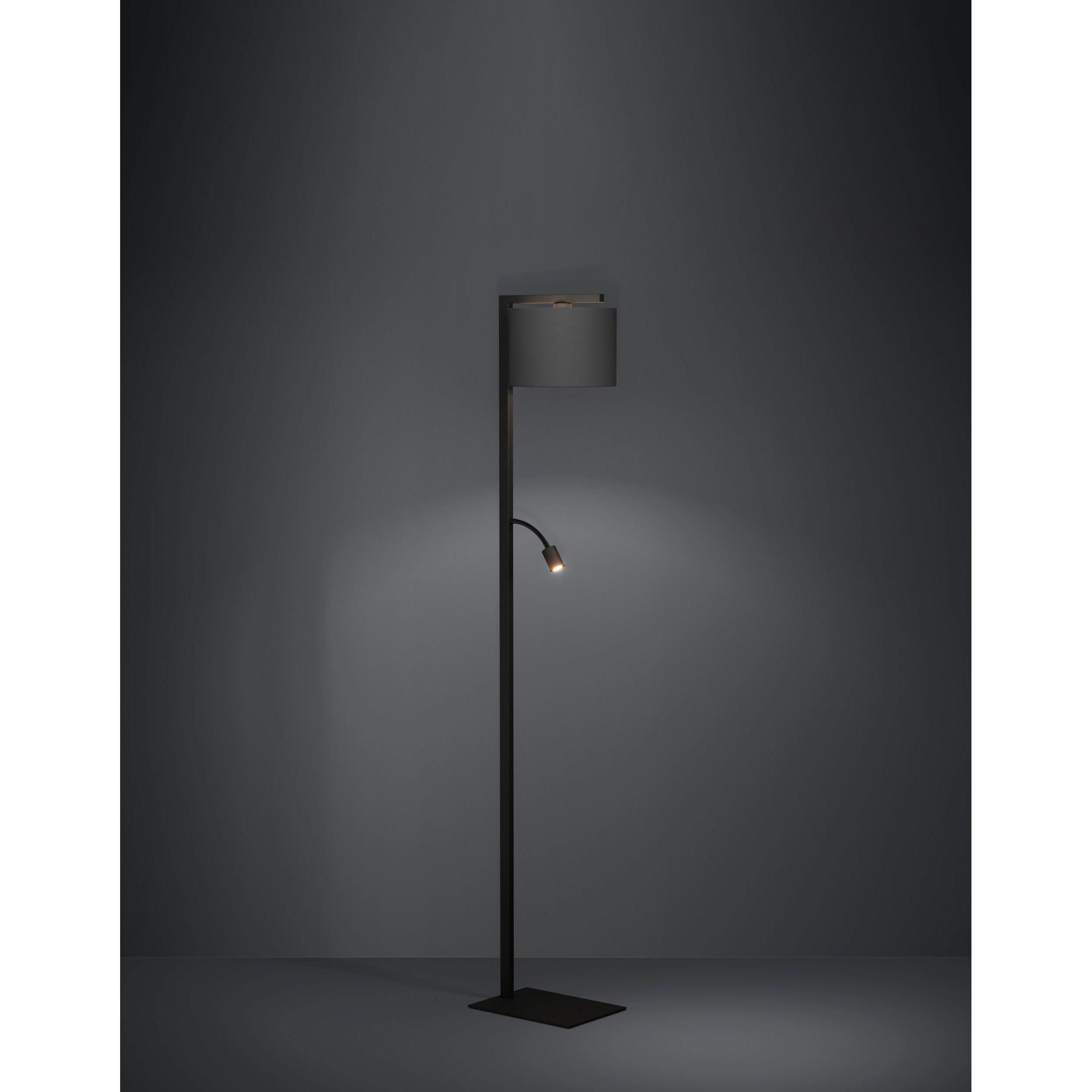 Lampadaire métal noir FOLIGNO E27 1X40W