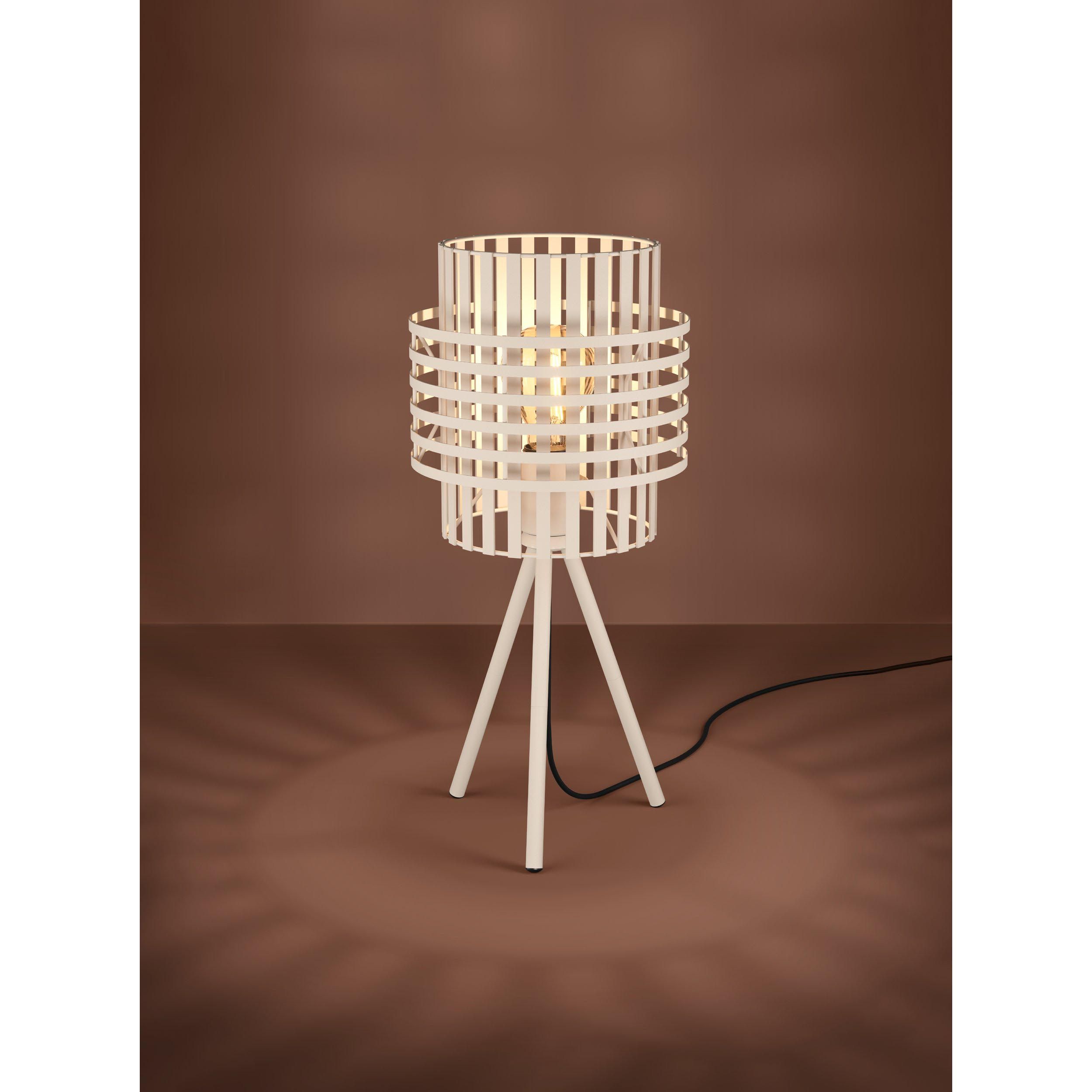 Lampe de table métal sable OLTAMAR E27 1X40W