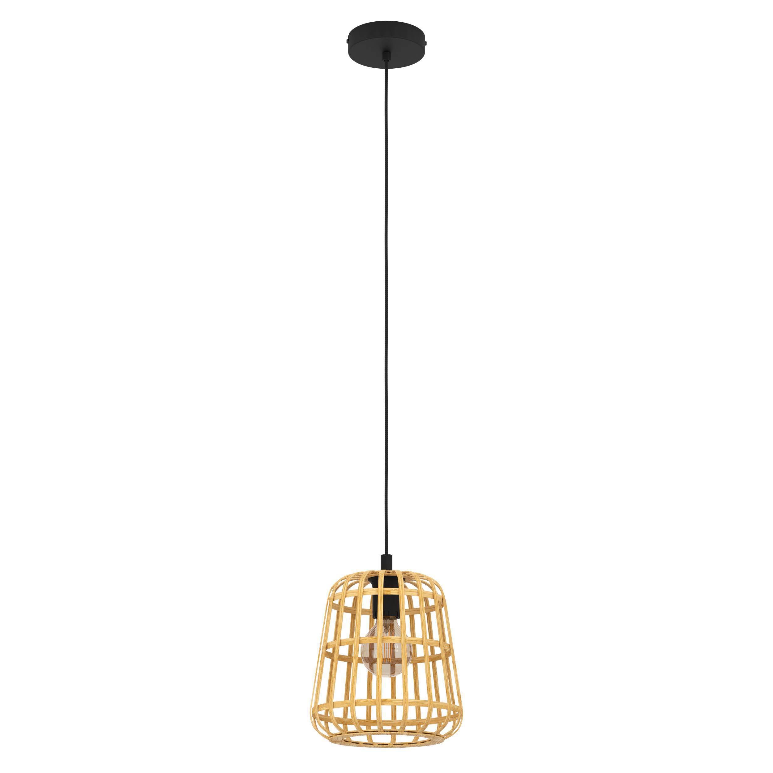 Suspension bambou naturel MONTEZUELO D24CM E27 1X40W