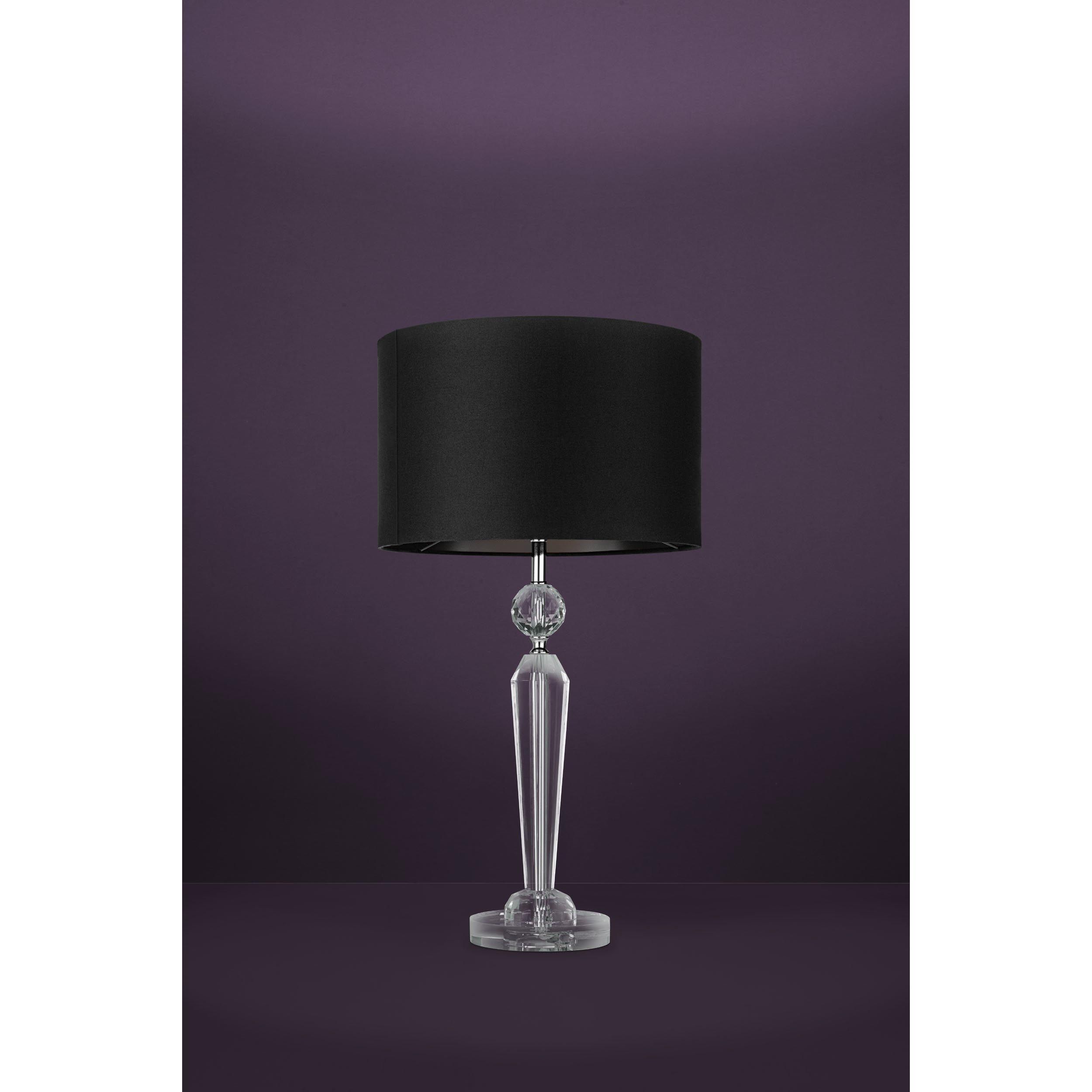 Lampe de table métal argenté PASIANO 1 E27 1X40W