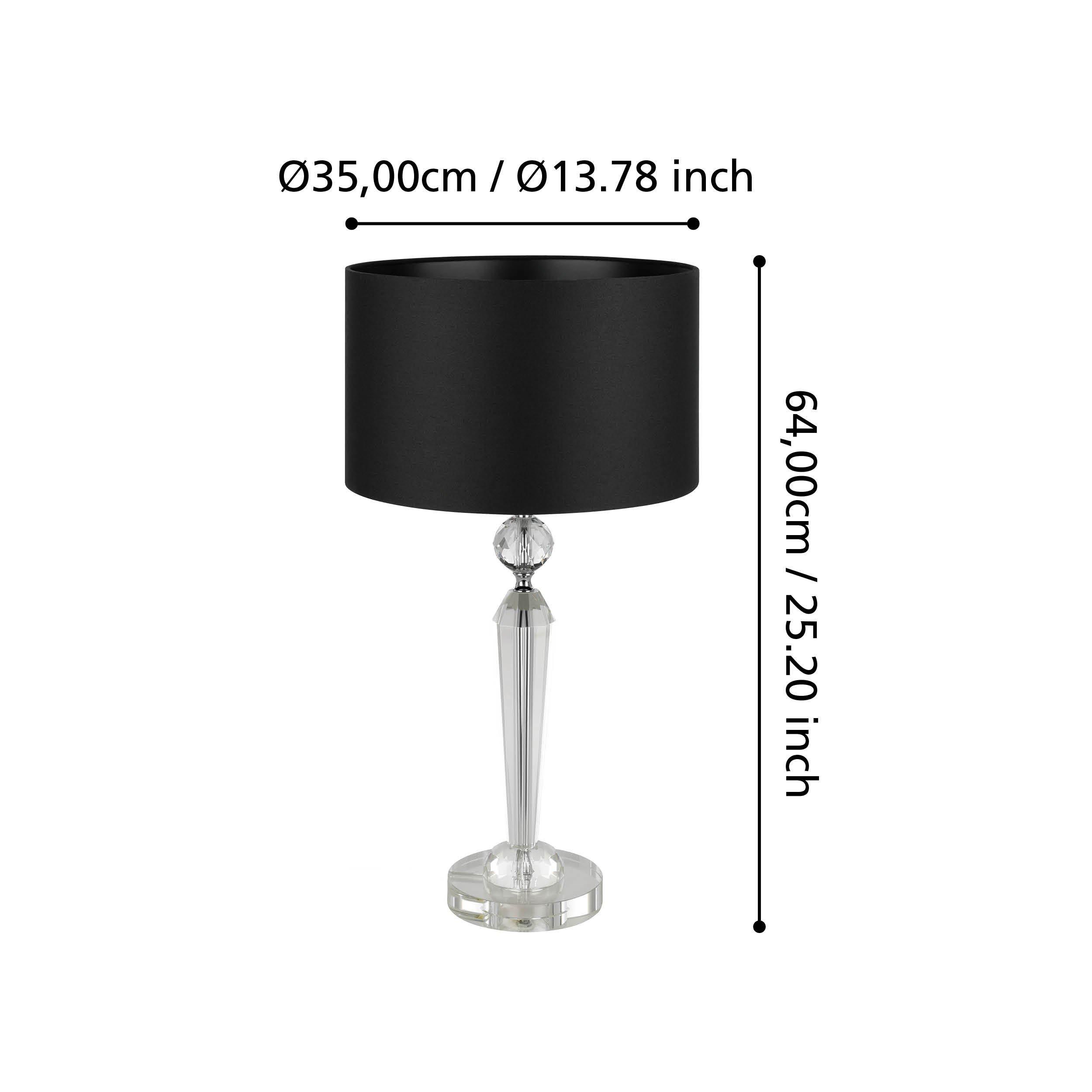 Lampe de table métal argenté PASIANO 1 E27 1X40W